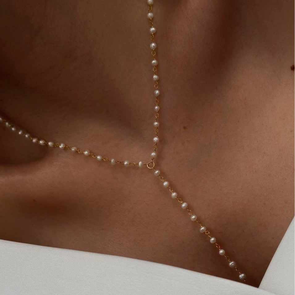 İNCİ Y ZİNCİR | 925 GÜMÜŞ