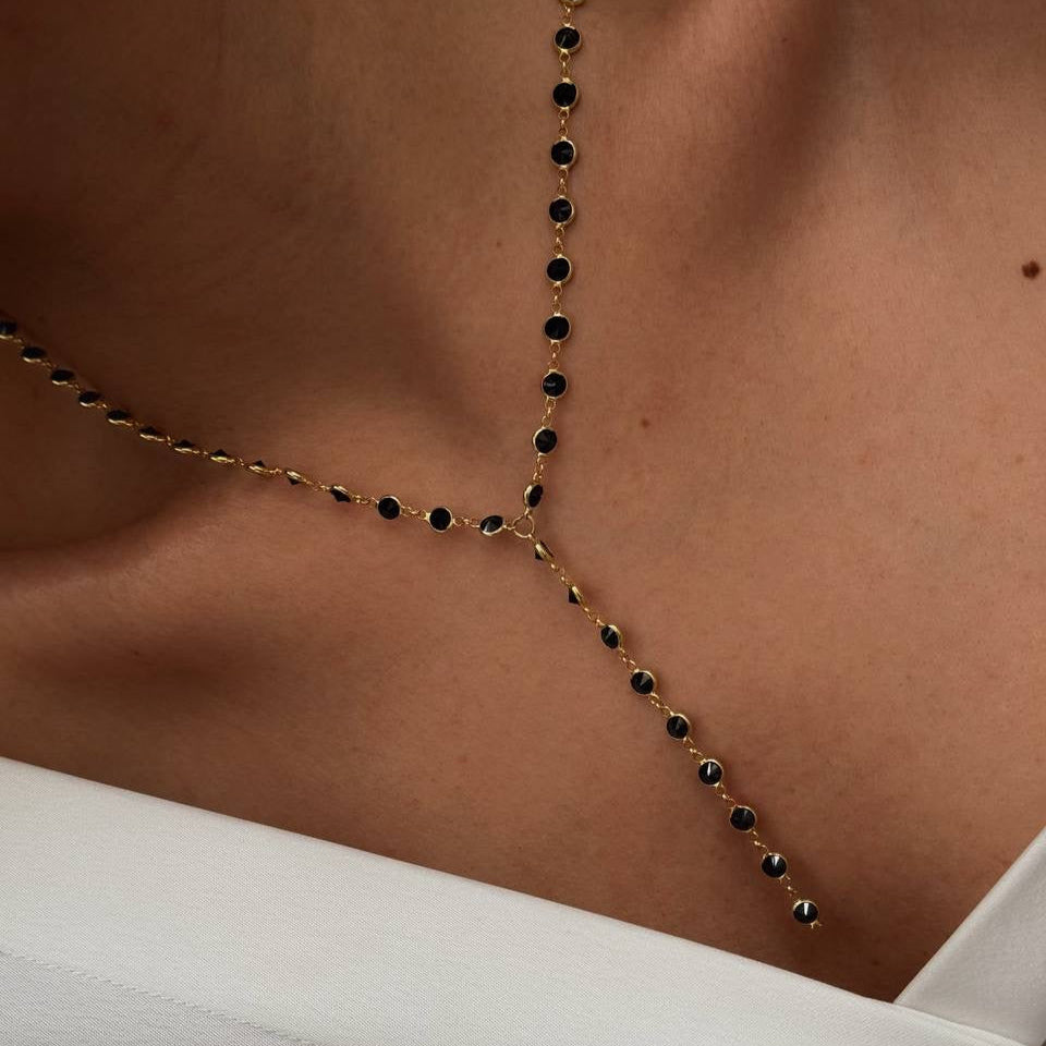 TAŞLI Y ZİNCİR | 925 GÜMÜŞ