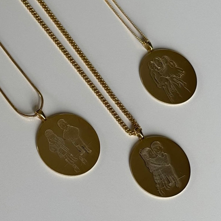 ÇİZİM KOLYE | 925 GÜMÜŞ