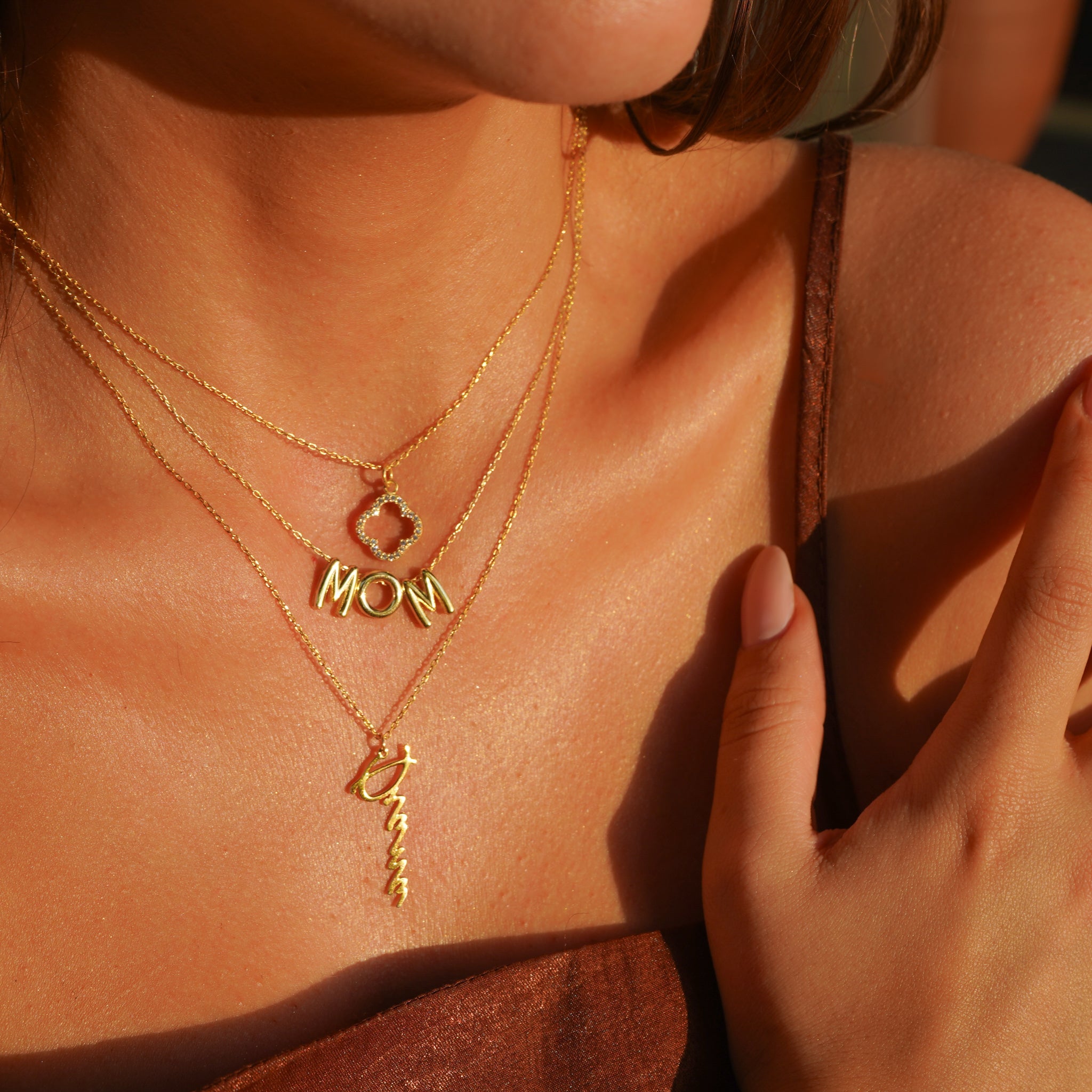 TAŞLI YONCA KOLYE | 925 GÜMÜŞ