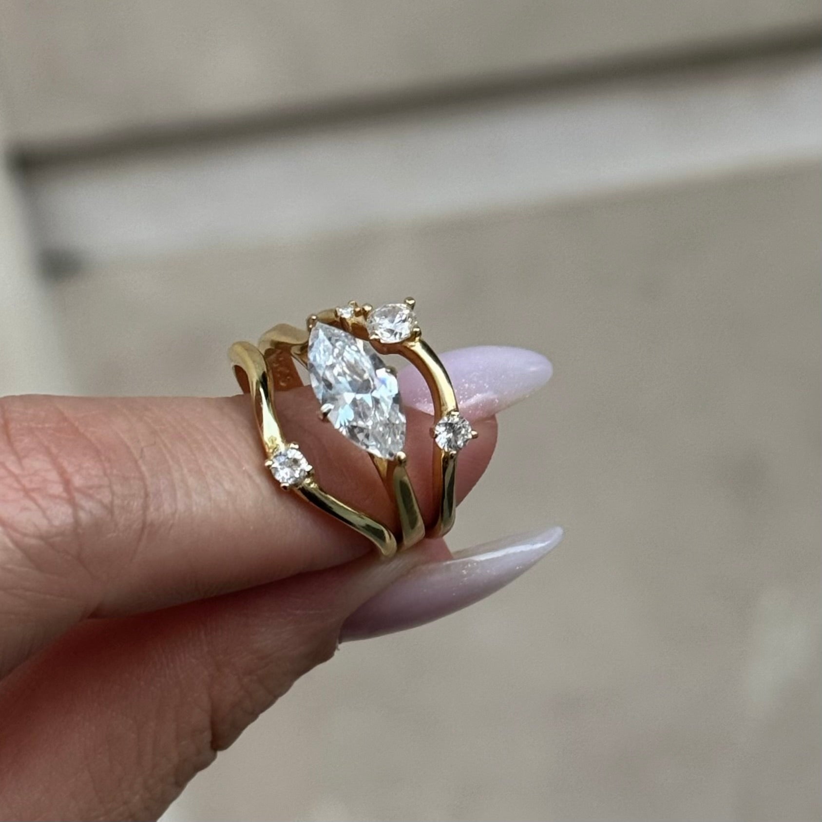 BASİC TRİO YÜZÜK SET| 925 GÜMÜŞ