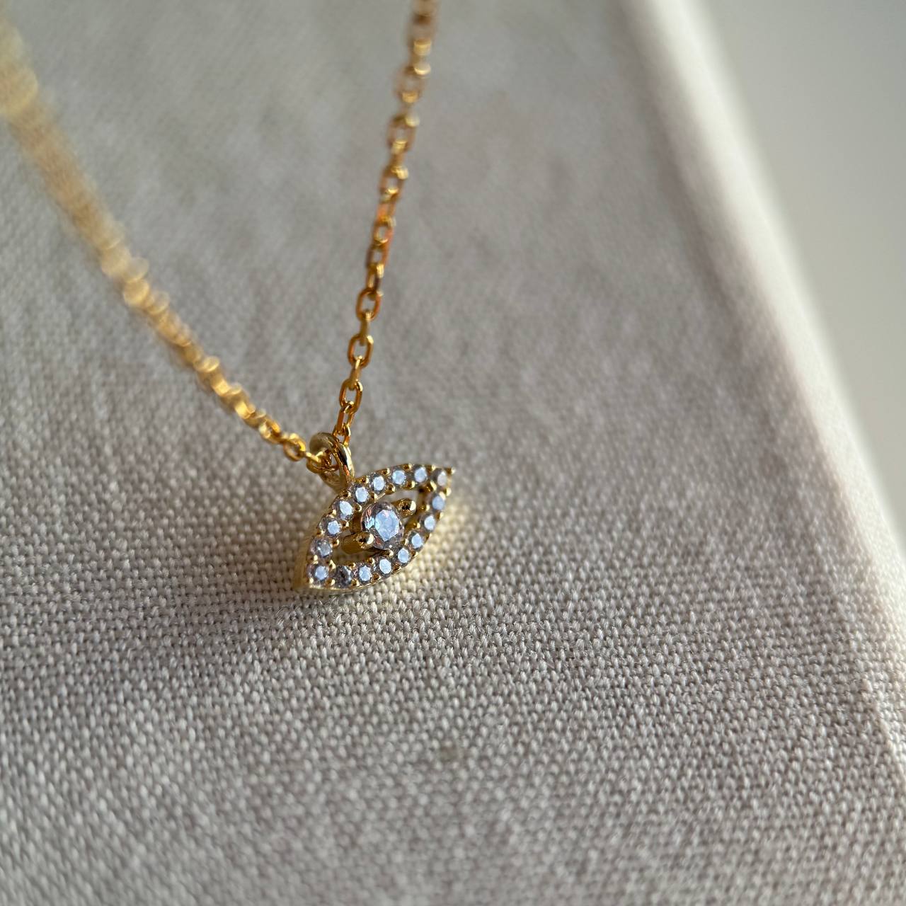 MİNİ ZİRKON GÖZ KOLYE | 925 GÜMÜŞ