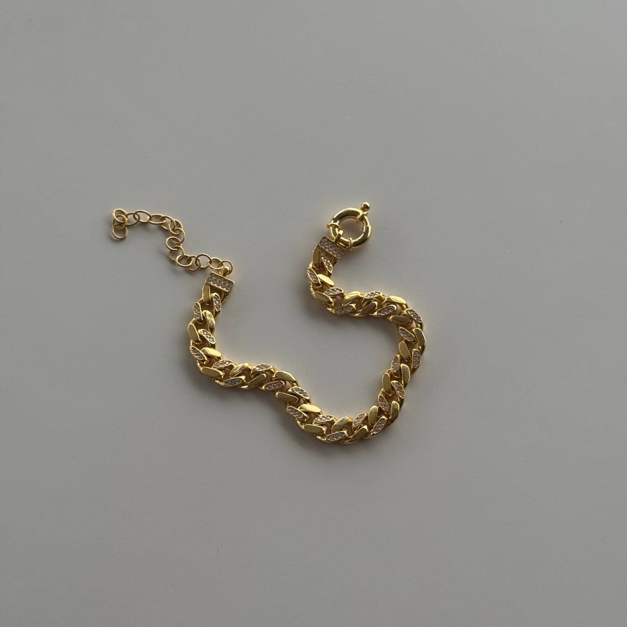 HACİMLİ ZİRKON TAŞLI GURMET BİLEKLİK | 925 GÜMÜŞ