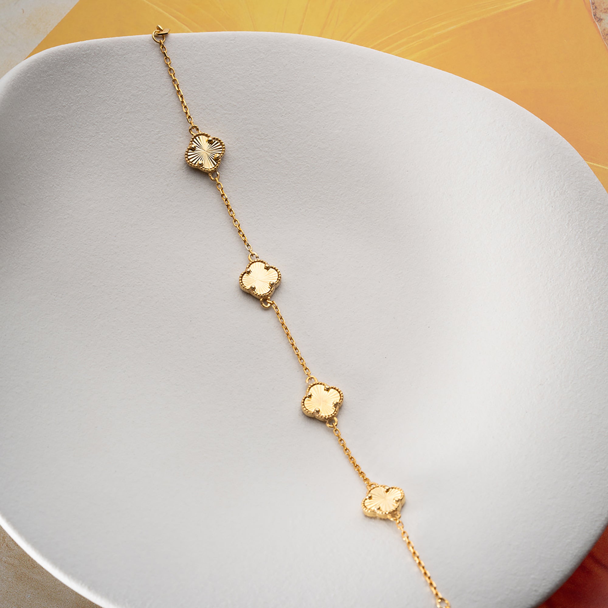 ÇOKLU YONCA BİLEKLİK | 925 GÜMÜŞ