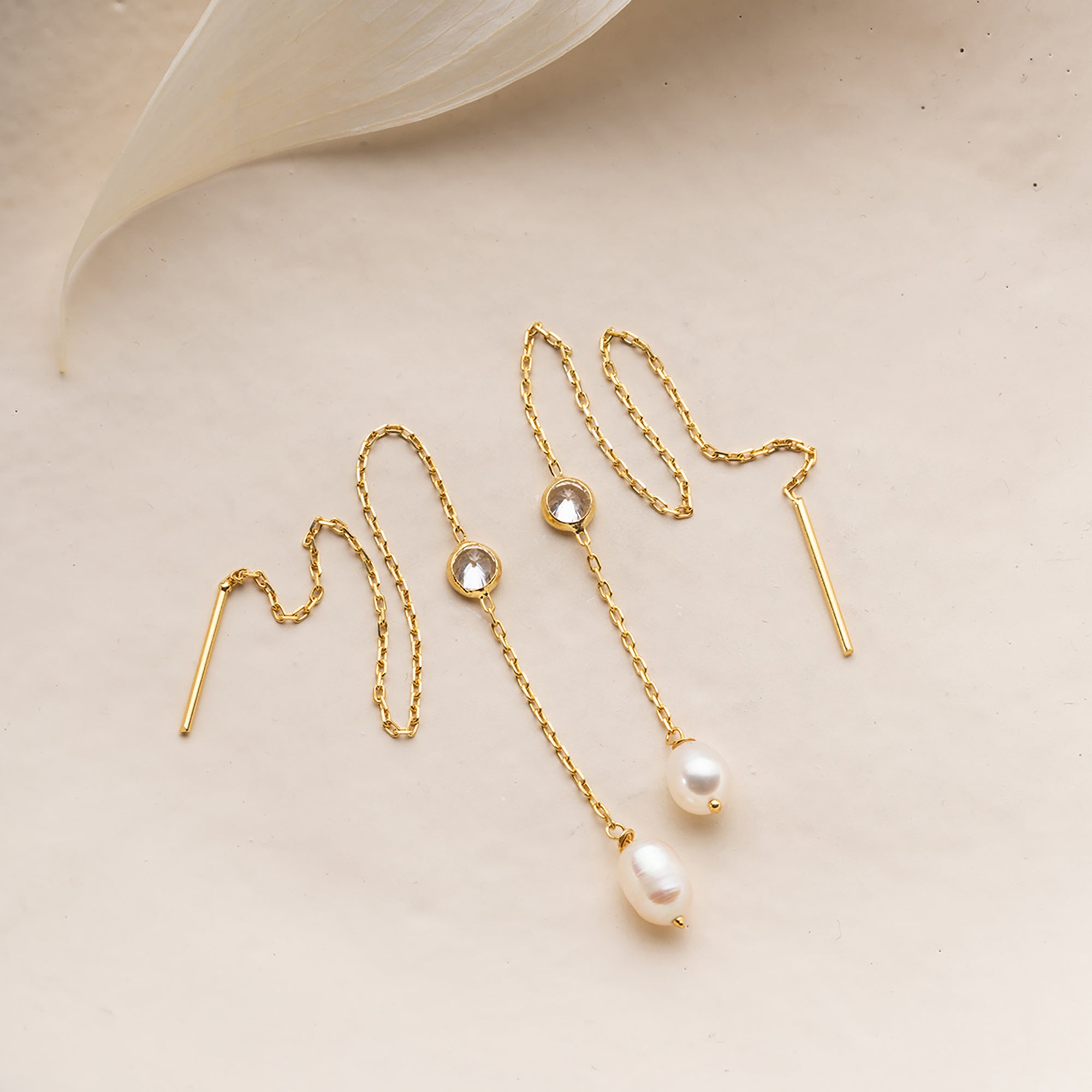 İNCİ ZİRKON KÜPE | 925 GÜMÜŞ