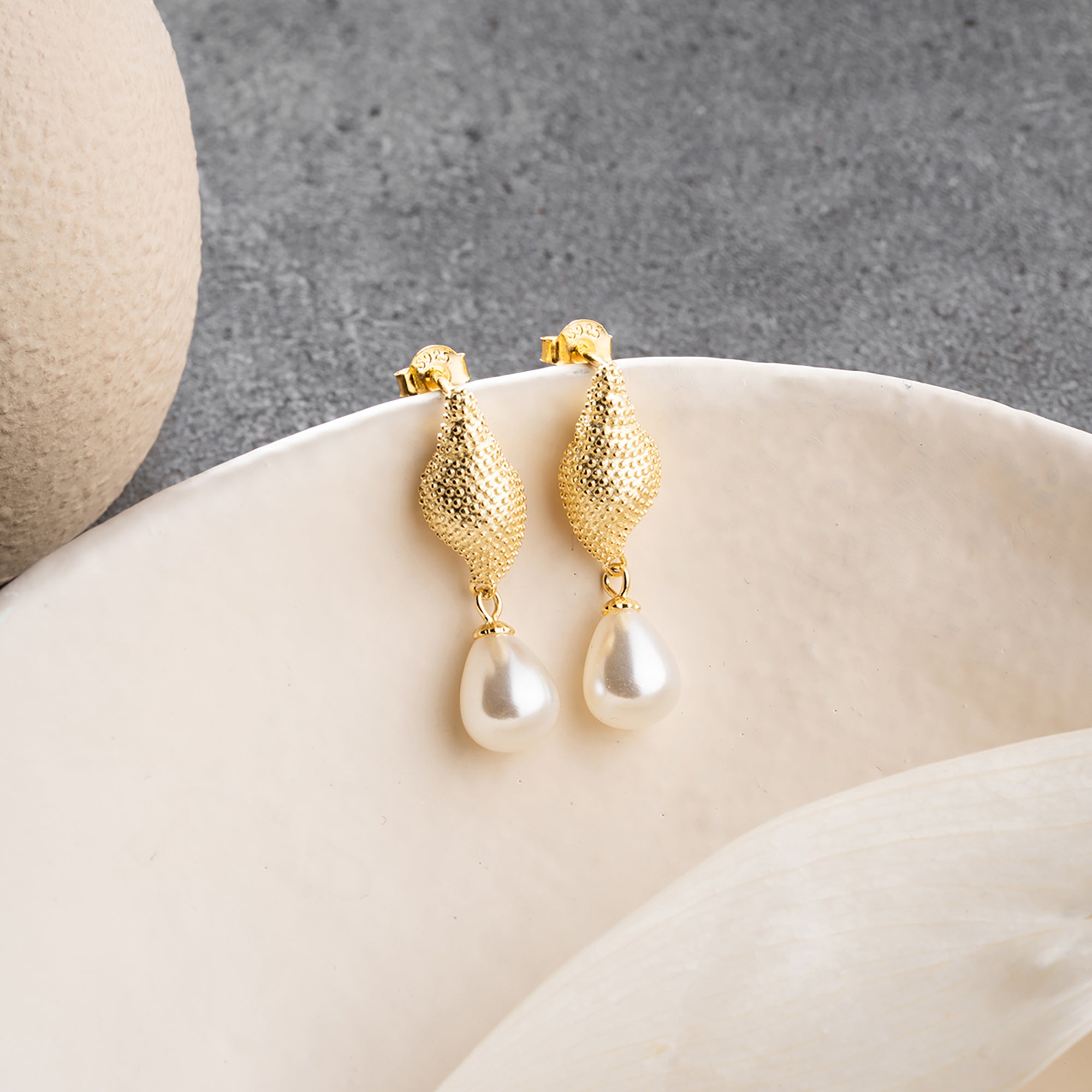 OSMANLI İNCİ KÜPE | 925 GÜMÜŞ