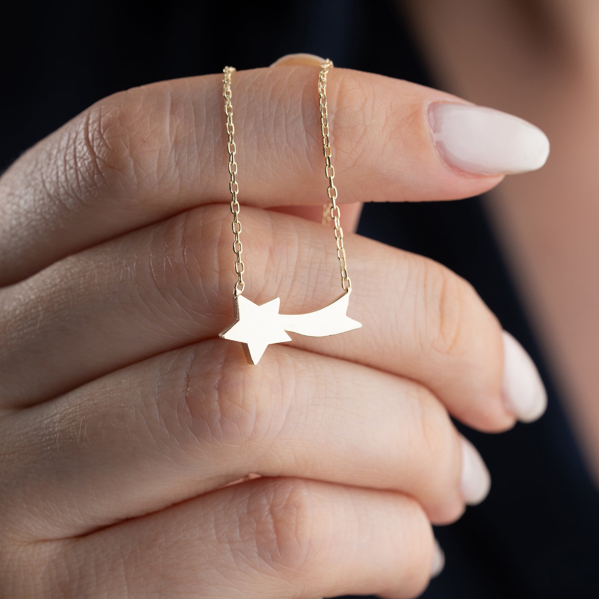 KAYAN YILDIZ KOLYESİ | 925 GÜMÜŞ