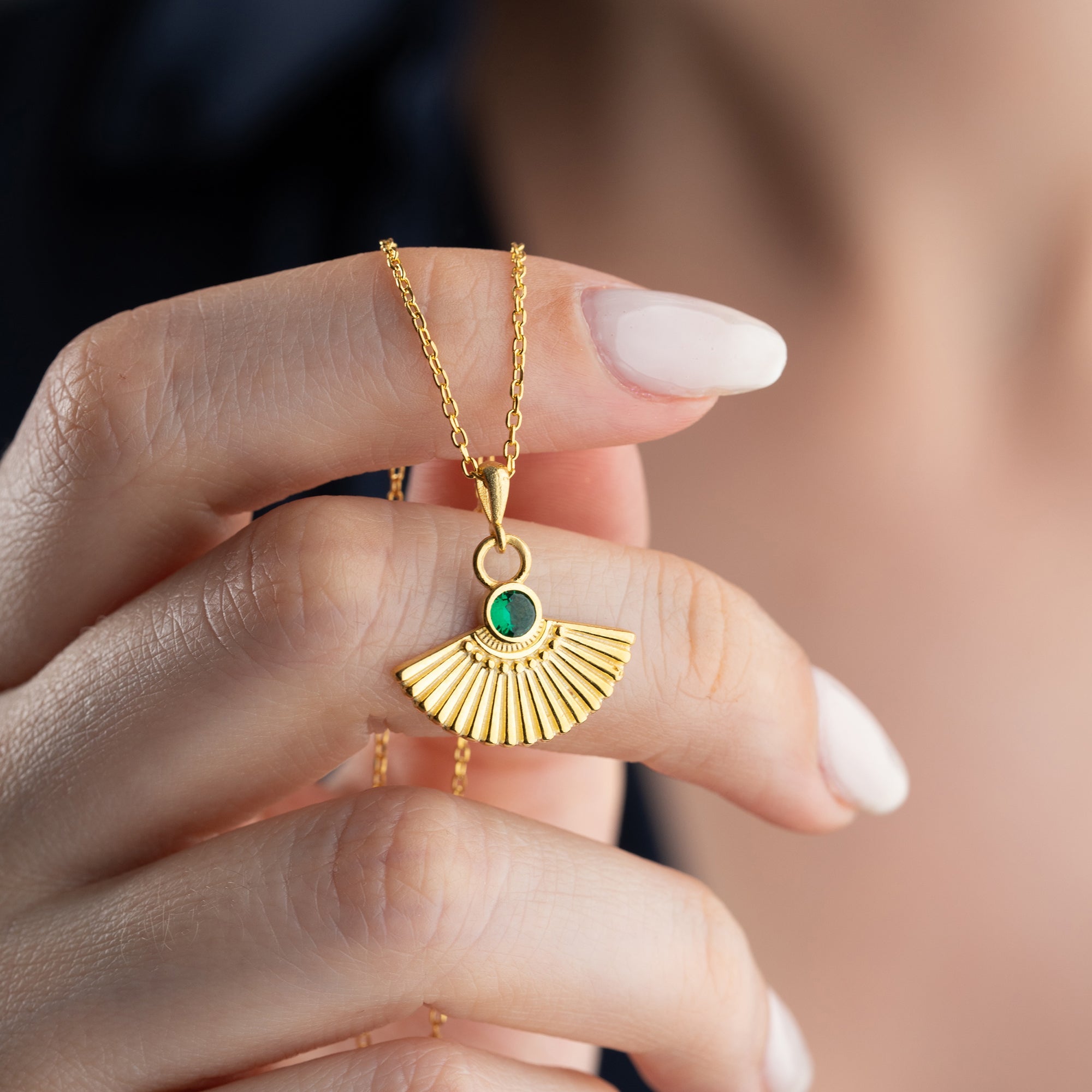 ZİRKON TAŞLI ŞEMSİYE KOLYE | 925 GÜMÜŞ