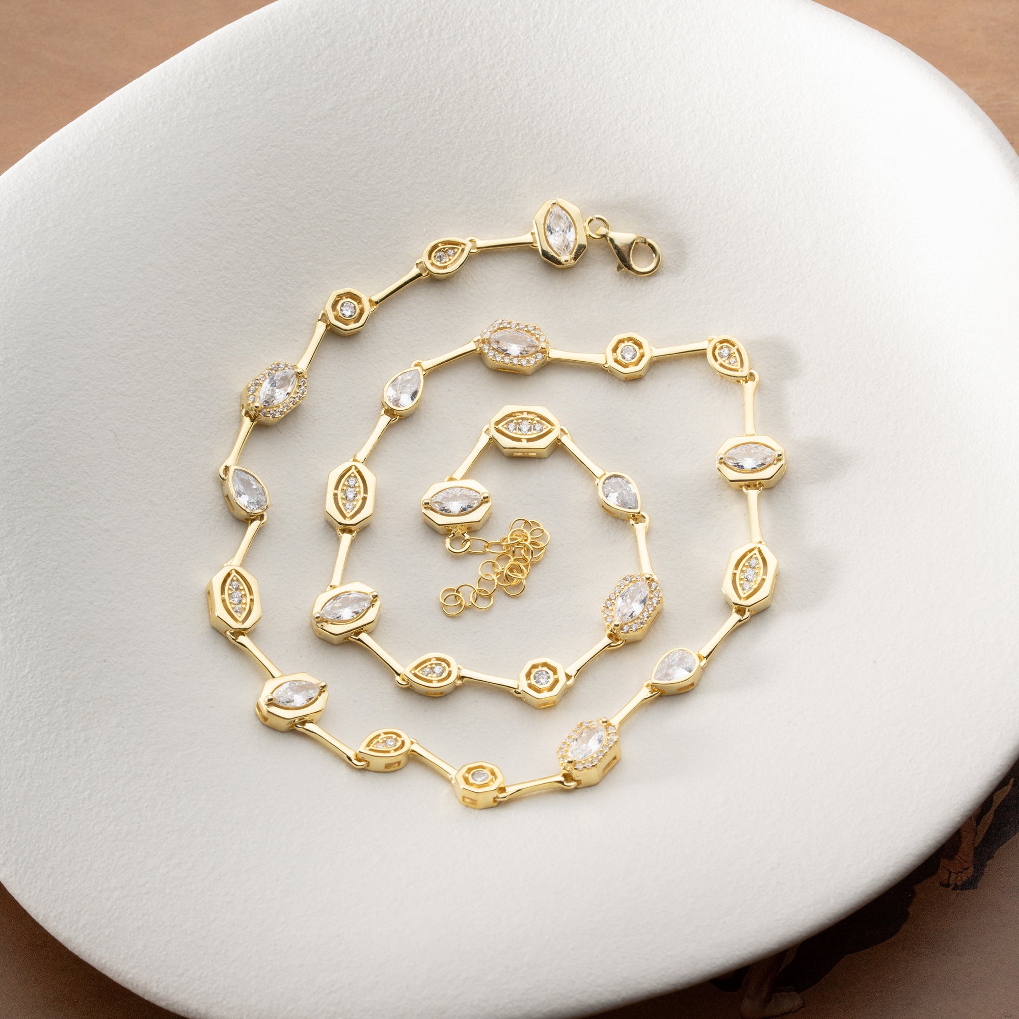 IŞIK YOLU KOLYE | 925 GÜMÜŞ