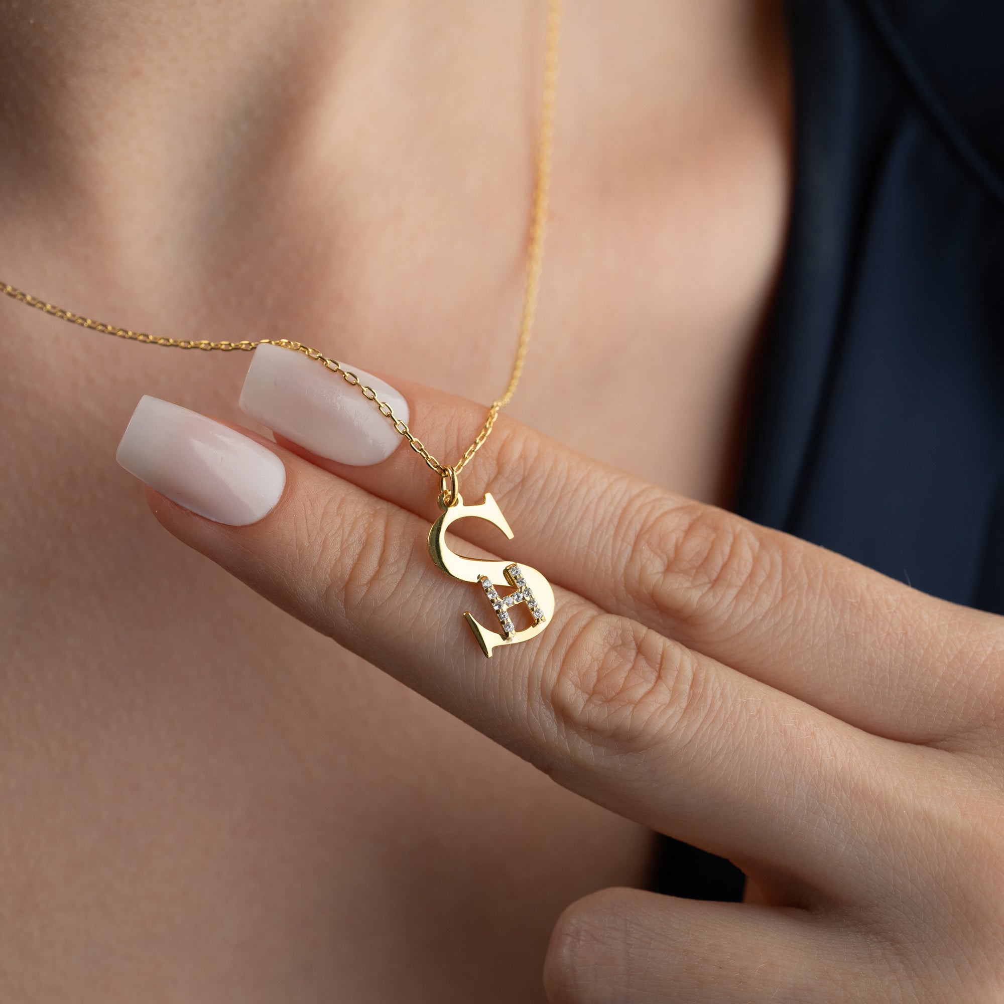 2 HARFLİ KOMBO KOLYE | 925 GÜMÜŞ