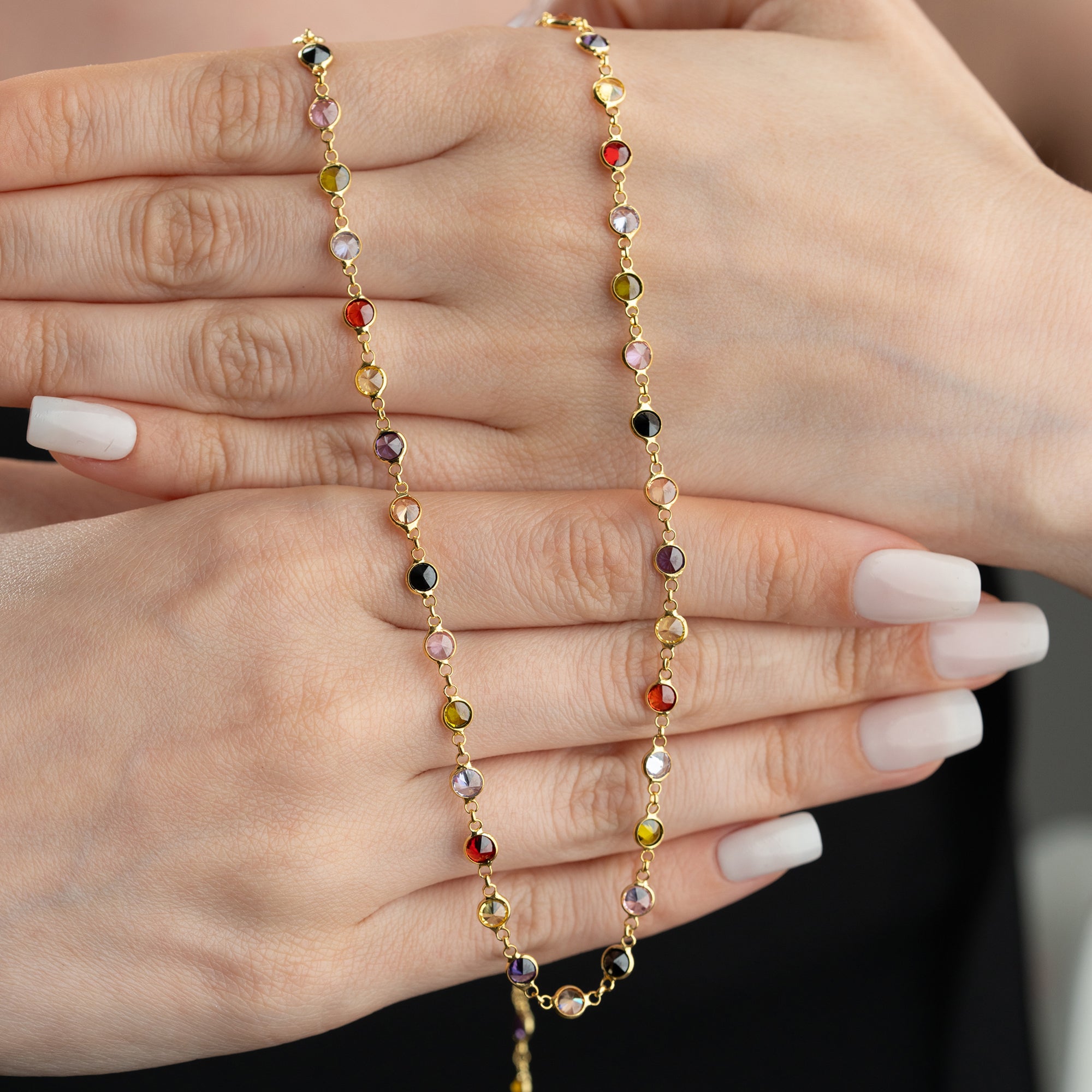 COLORFULL KOLYE | 925 GÜMÜŞ