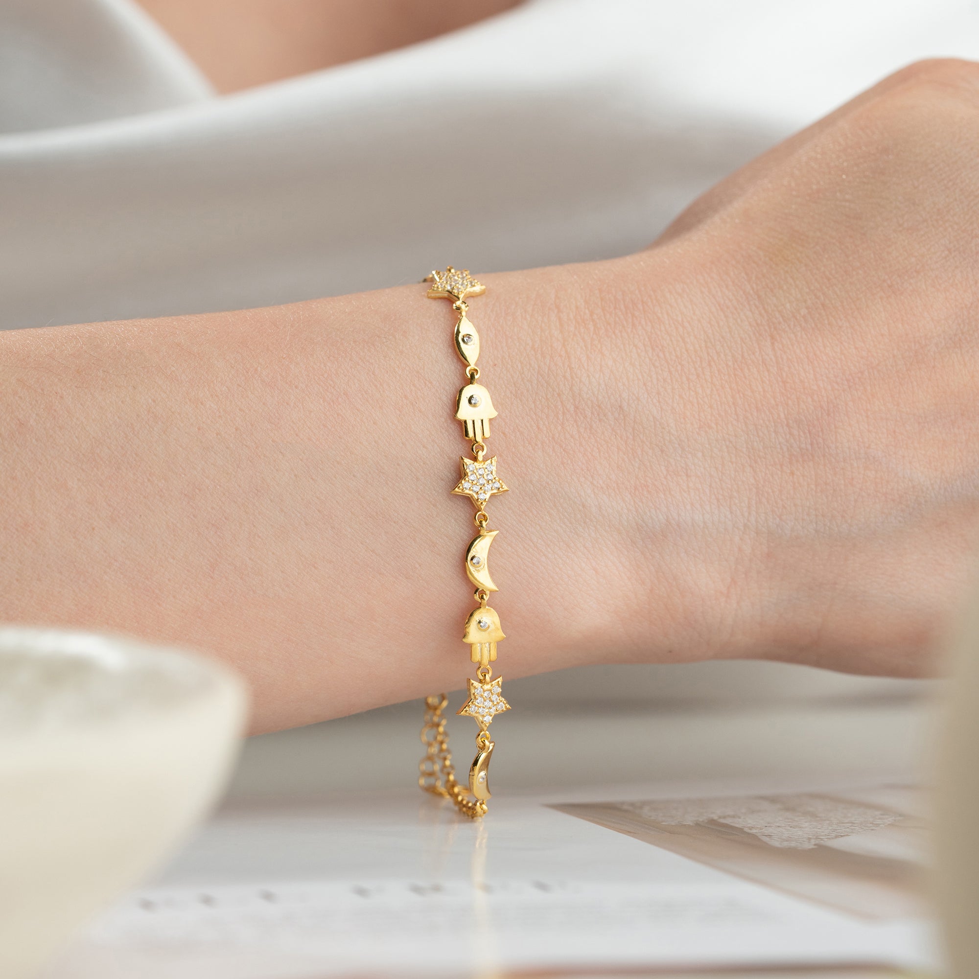 MİNİ NYX CHARM BİLEKLİK | 925 GÜMÜŞ