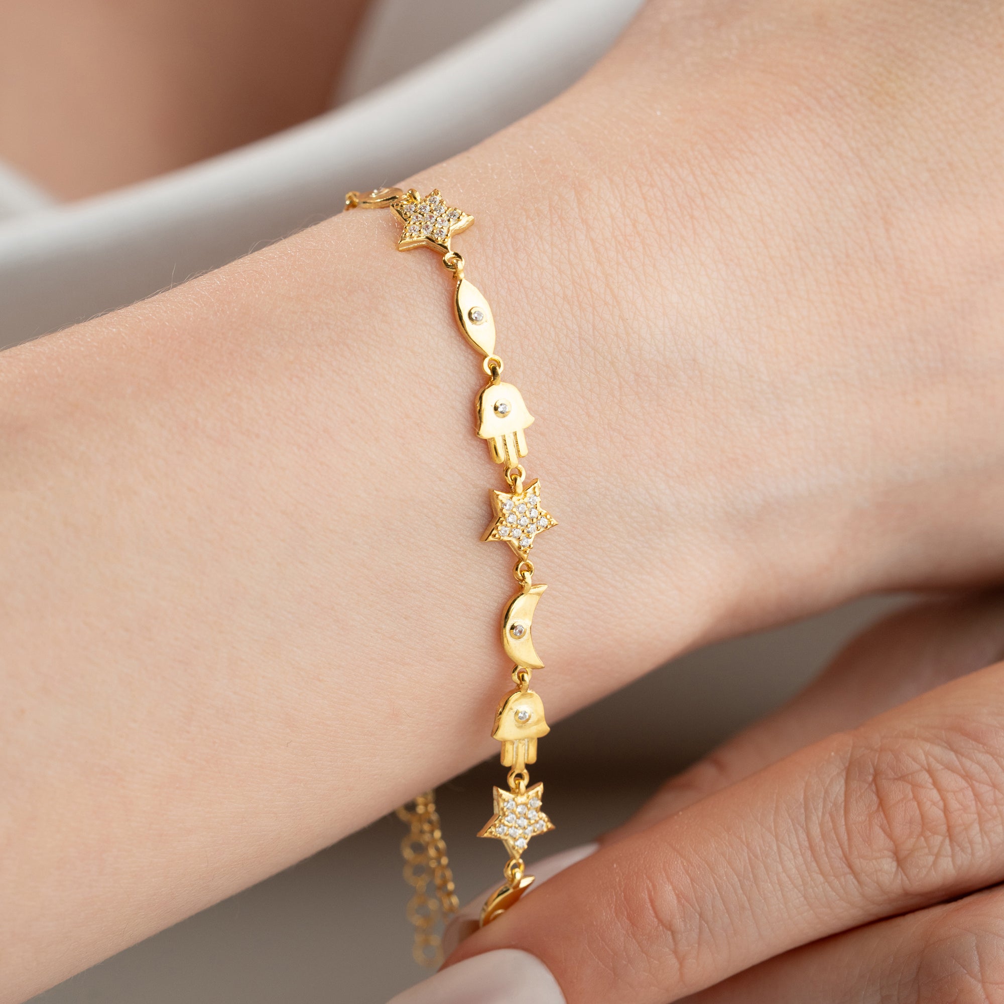 MİNİ NYX CHARM BİLEKLİK | 925 GÜMÜŞ