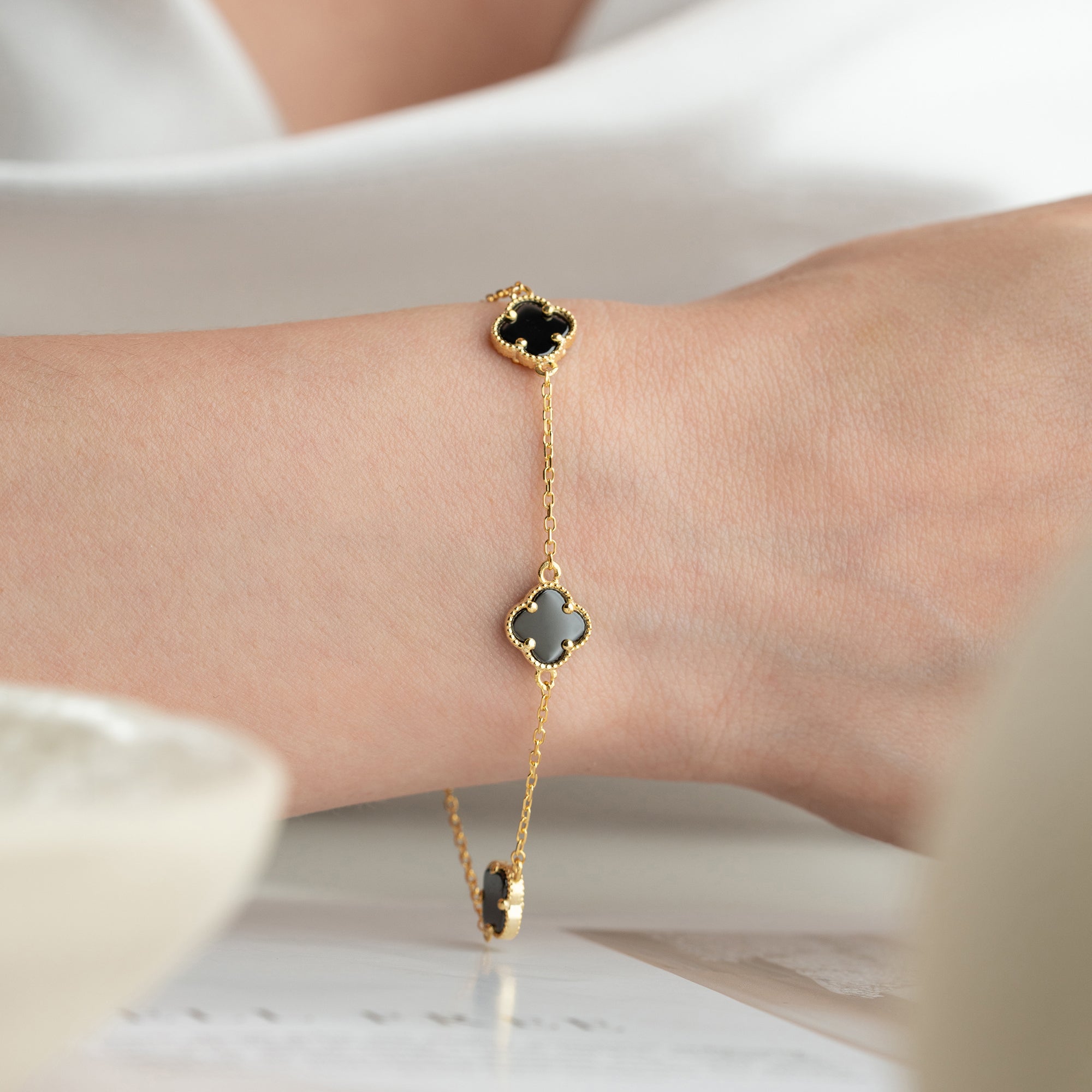 ÇOKLU YONCA BİLEKLİK | 925 GÜMÜŞ