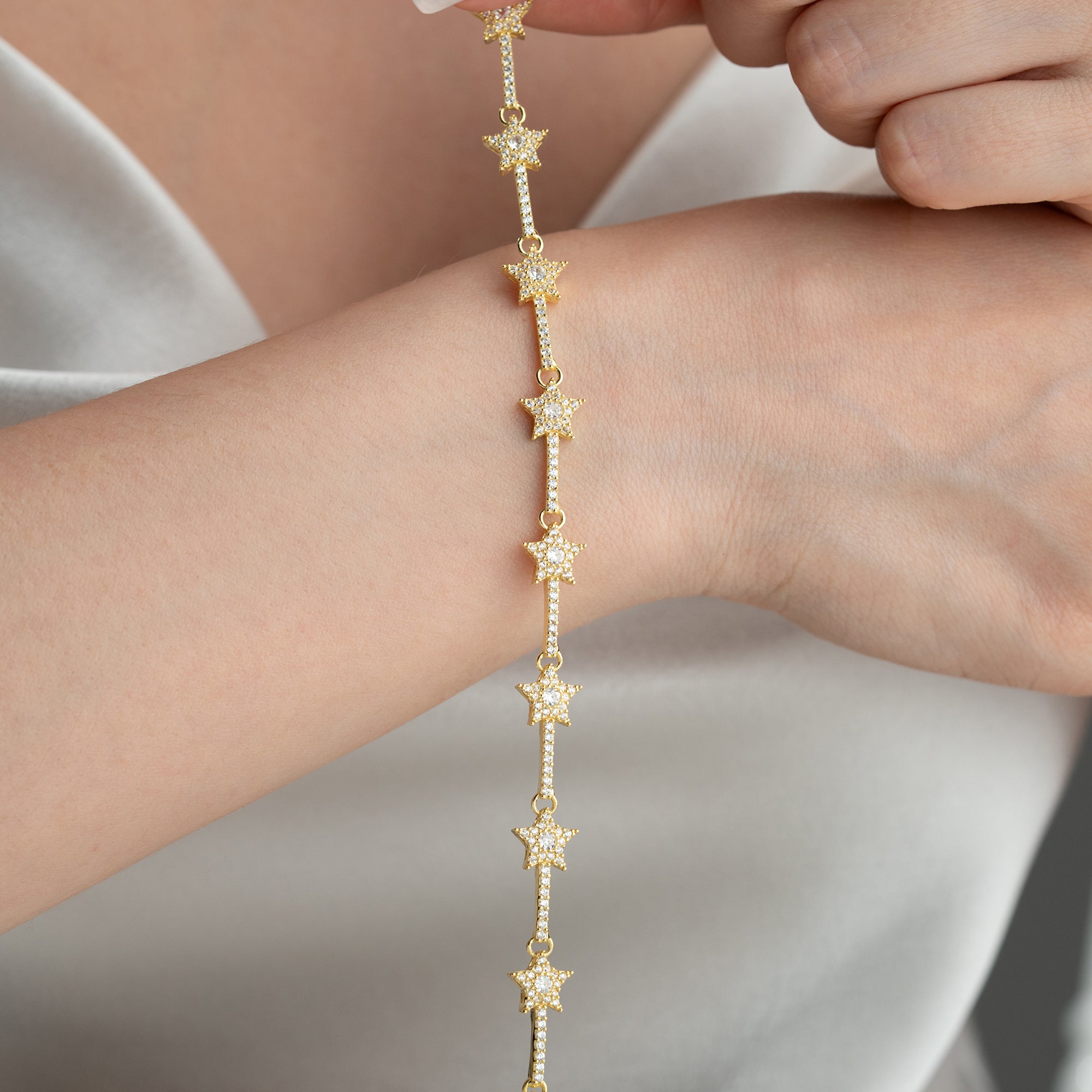 YILDIZ SUYOLU BİLEKLİK | 925 GÜMÜŞ