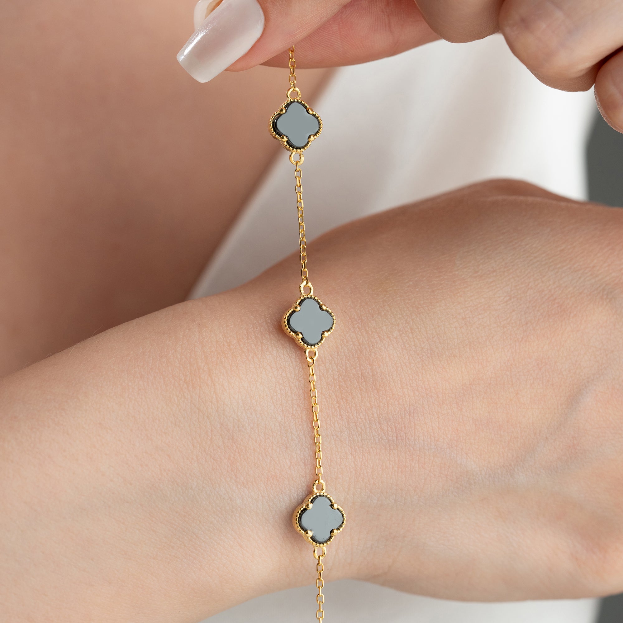 ÇOKLU YONCA BİLEKLİK | 925 GÜMÜŞ