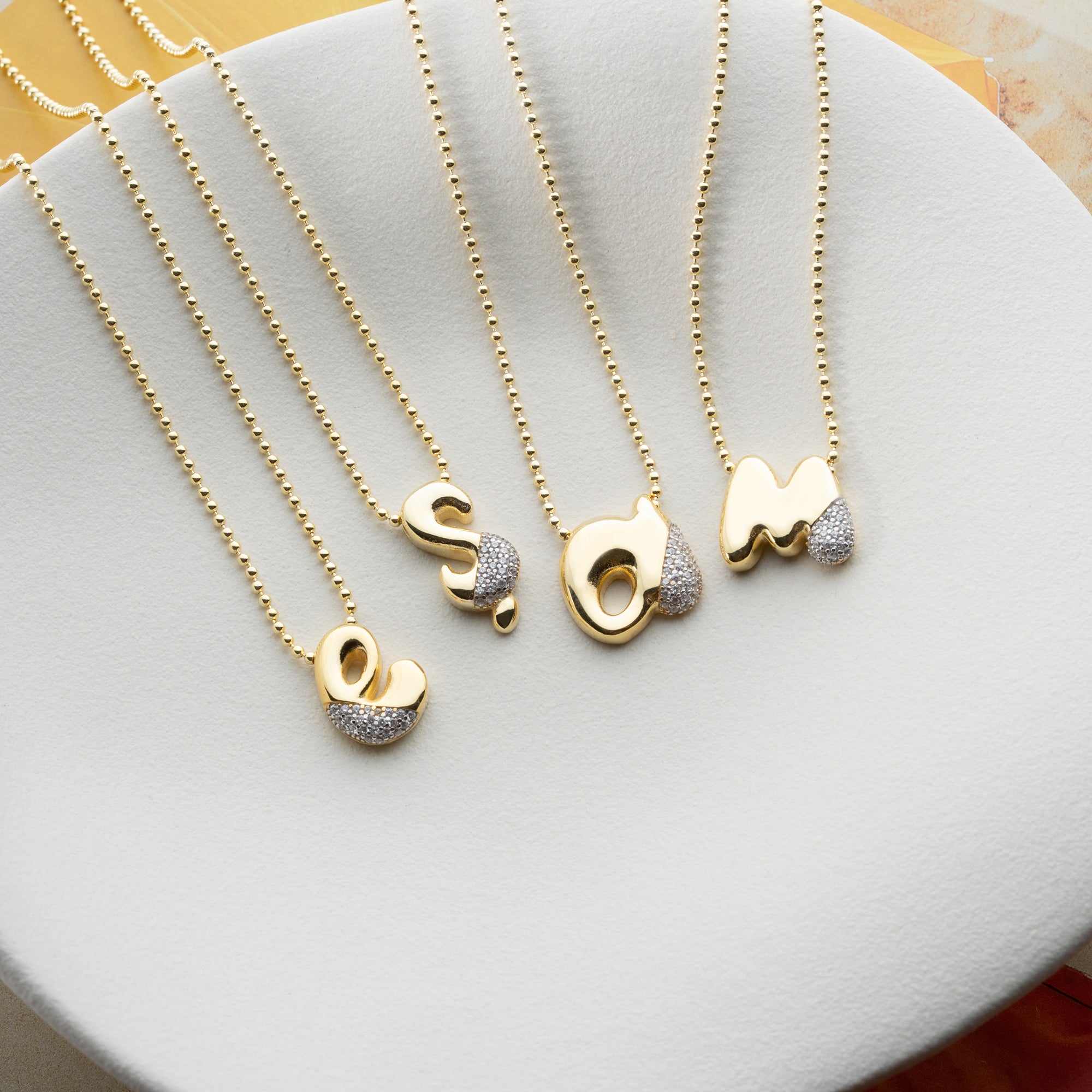 BUBBLE HARF KOLYE | 925 GÜMÜŞ