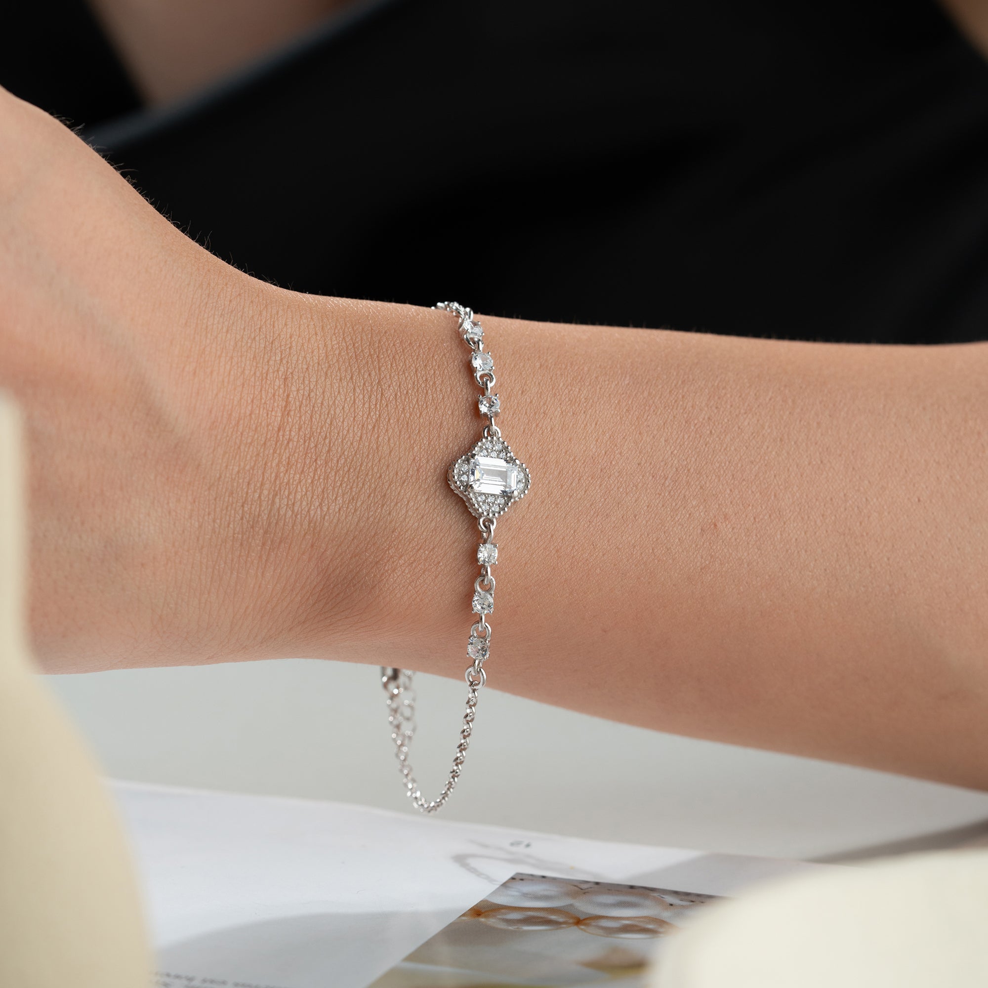 ZAIS TAŞLI BİLEKLİK | 925 GÜMÜŞ