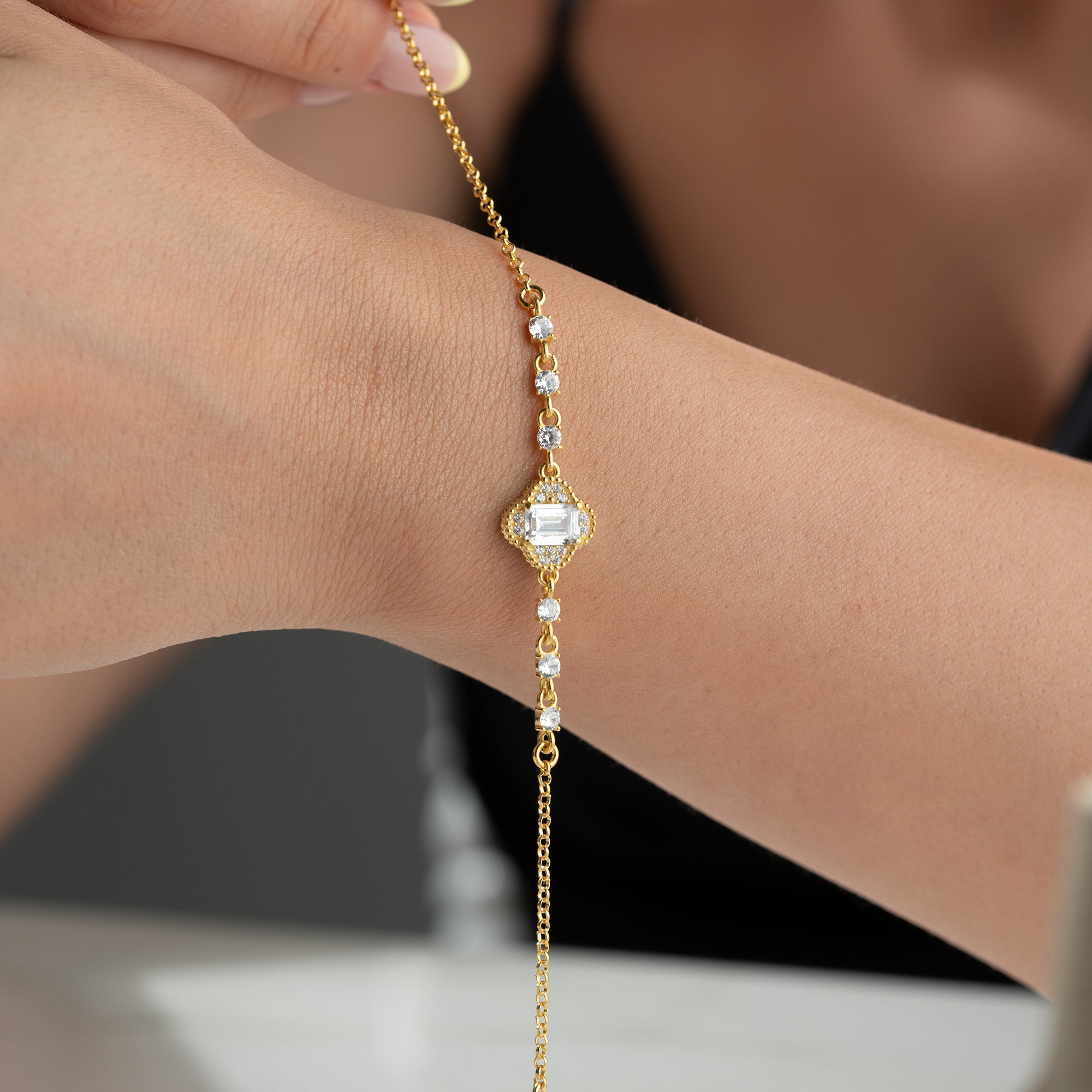 ZAIS TAŞLI BİLEKLİK | 925 GÜMÜŞ