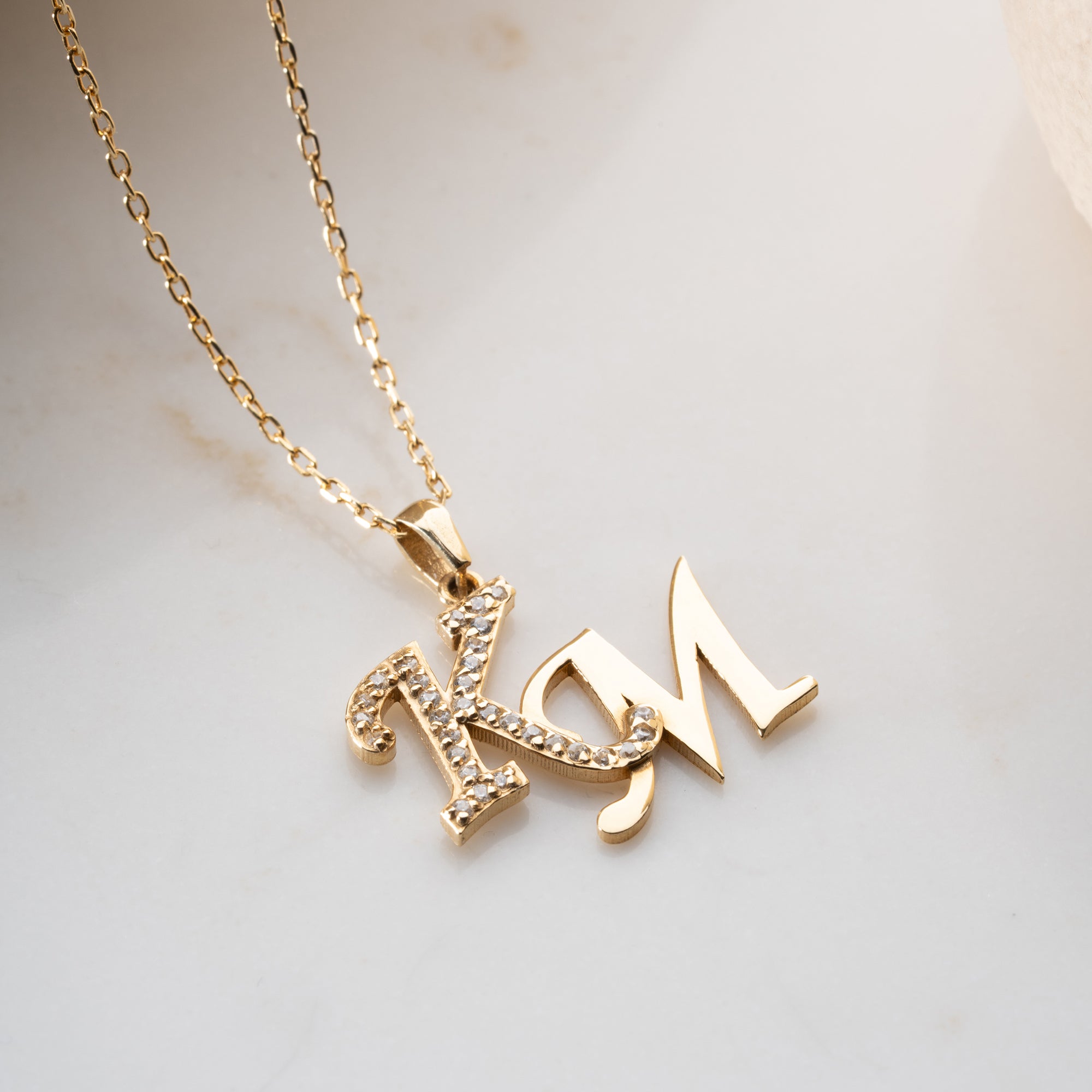 2 HARFLİ CRUSH KOLYE | 925 GÜMÜŞ