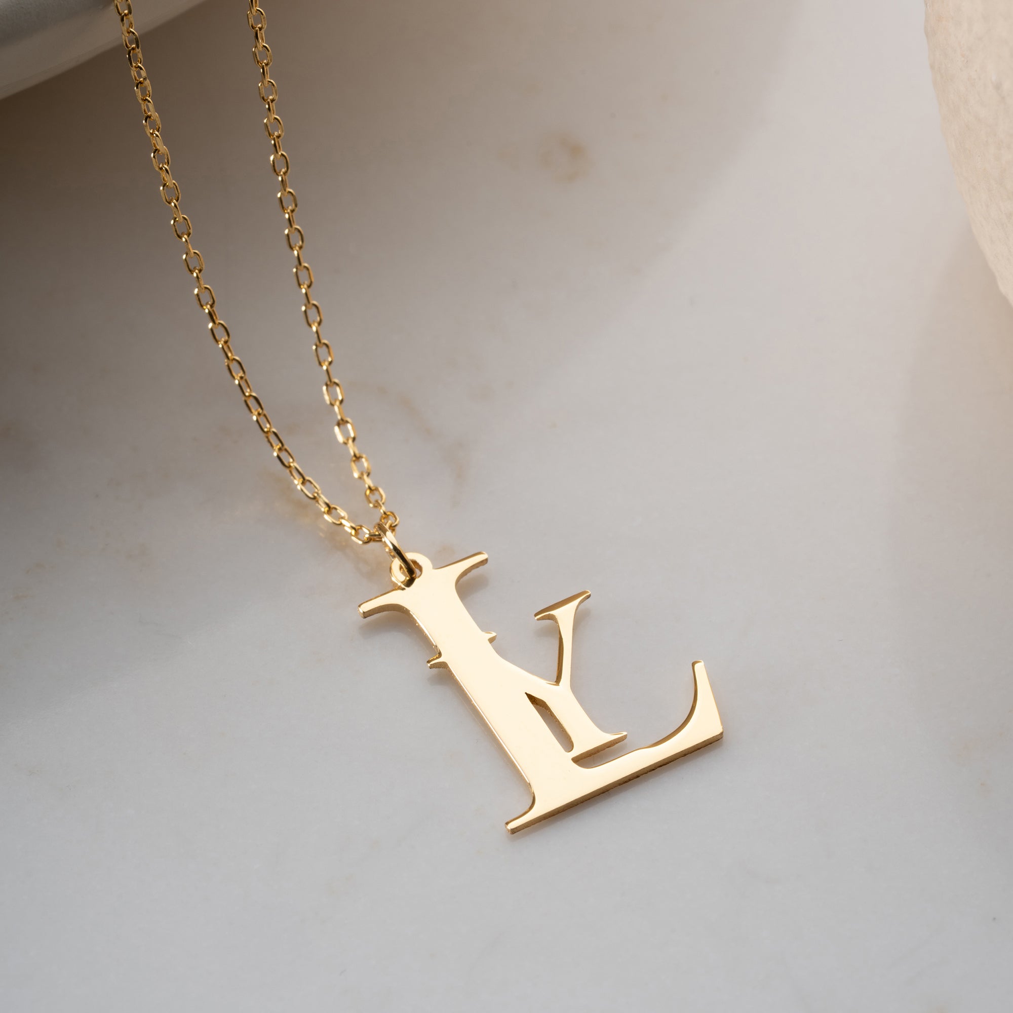 2'Lİ HARFLİ MODEL III KOLYE | 925 GÜMÜŞ