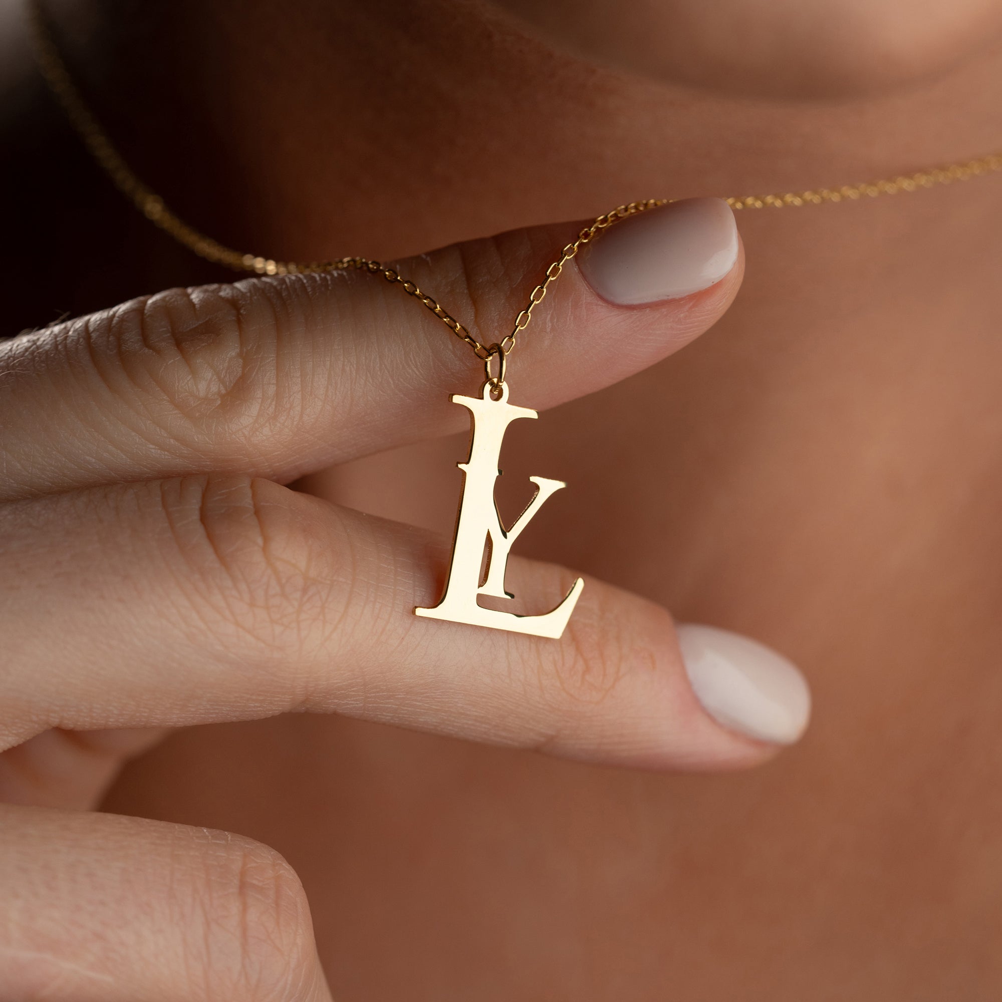 2'Lİ HARFLİ MODEL III KOLYE | 925 GÜMÜŞ