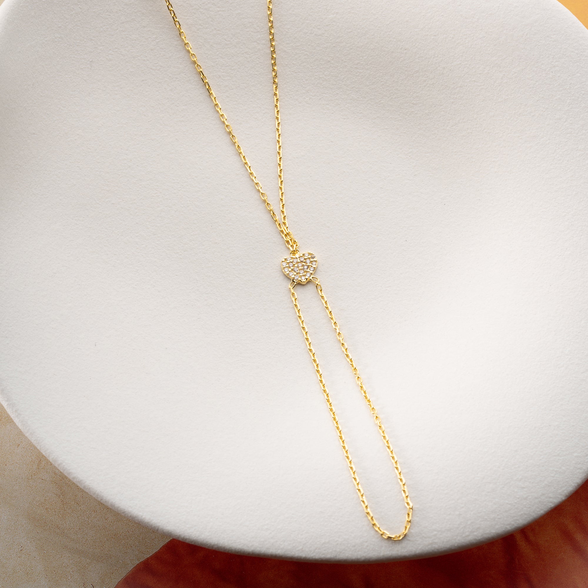 TAŞLI KALP ŞAHMERAN | 925 GÜMÜŞ