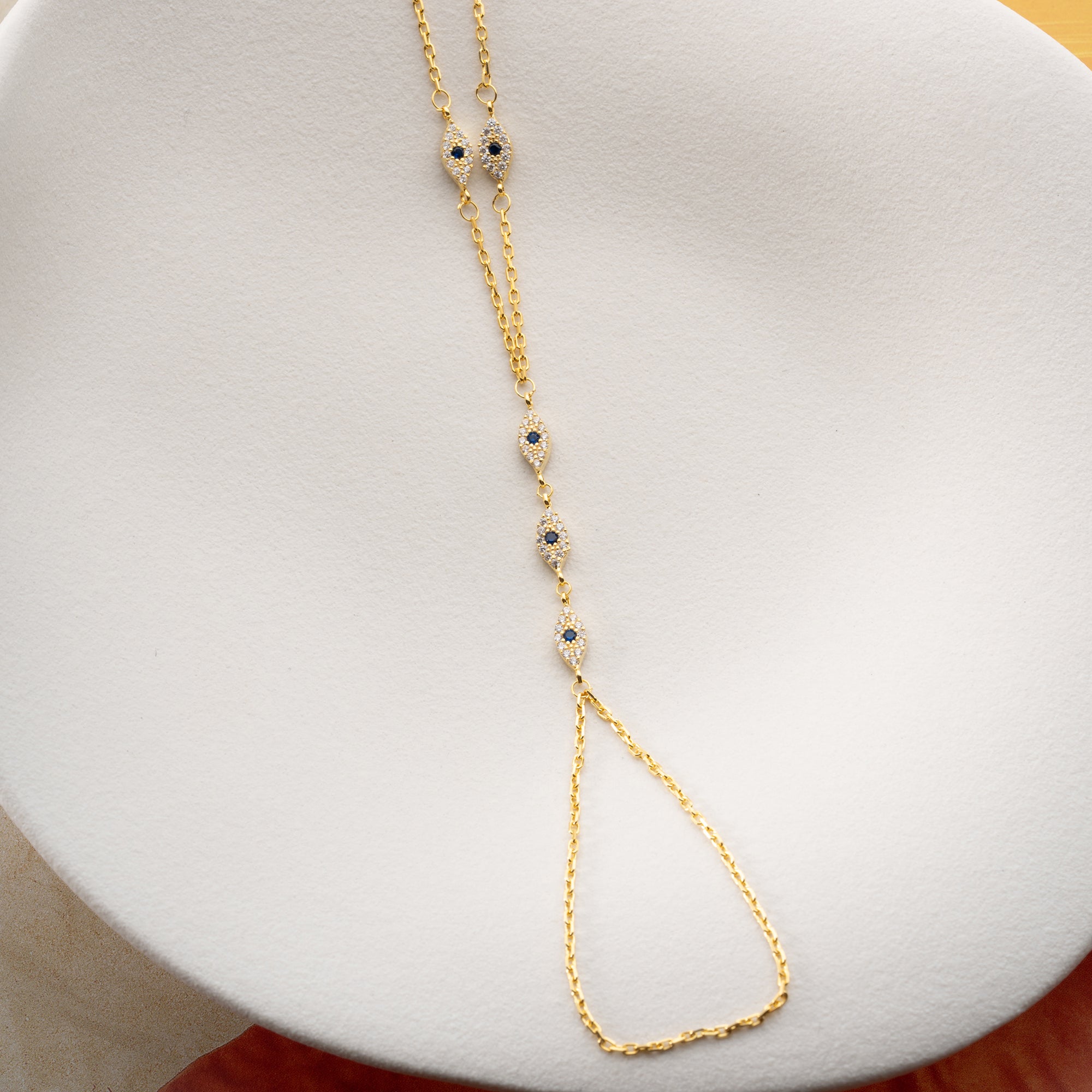 MİNİ MAVİ GÖZLÜ ŞAHMERAN | 925 GÜMÜŞ