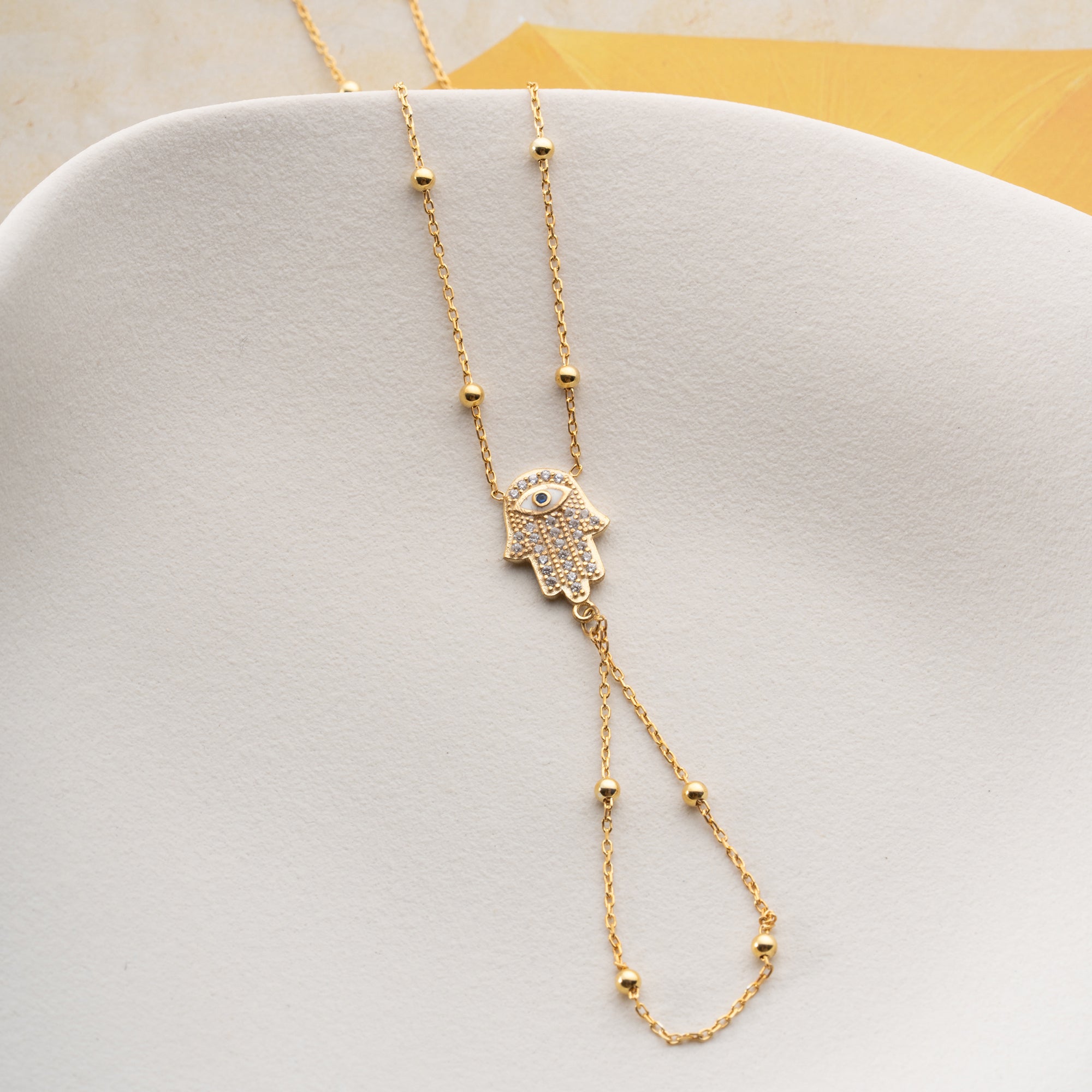 MİNELİ HAMSA ŞAHMERAN | 925 GÜMÜŞ