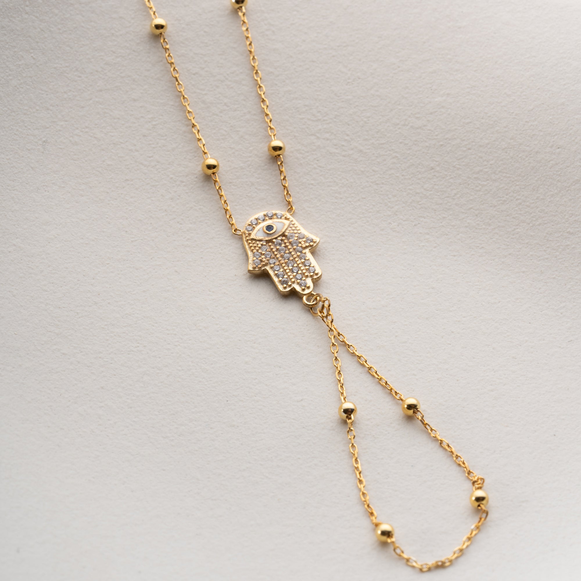 MİNELİ HAMSA ŞAHMERAN | 925 GÜMÜŞ