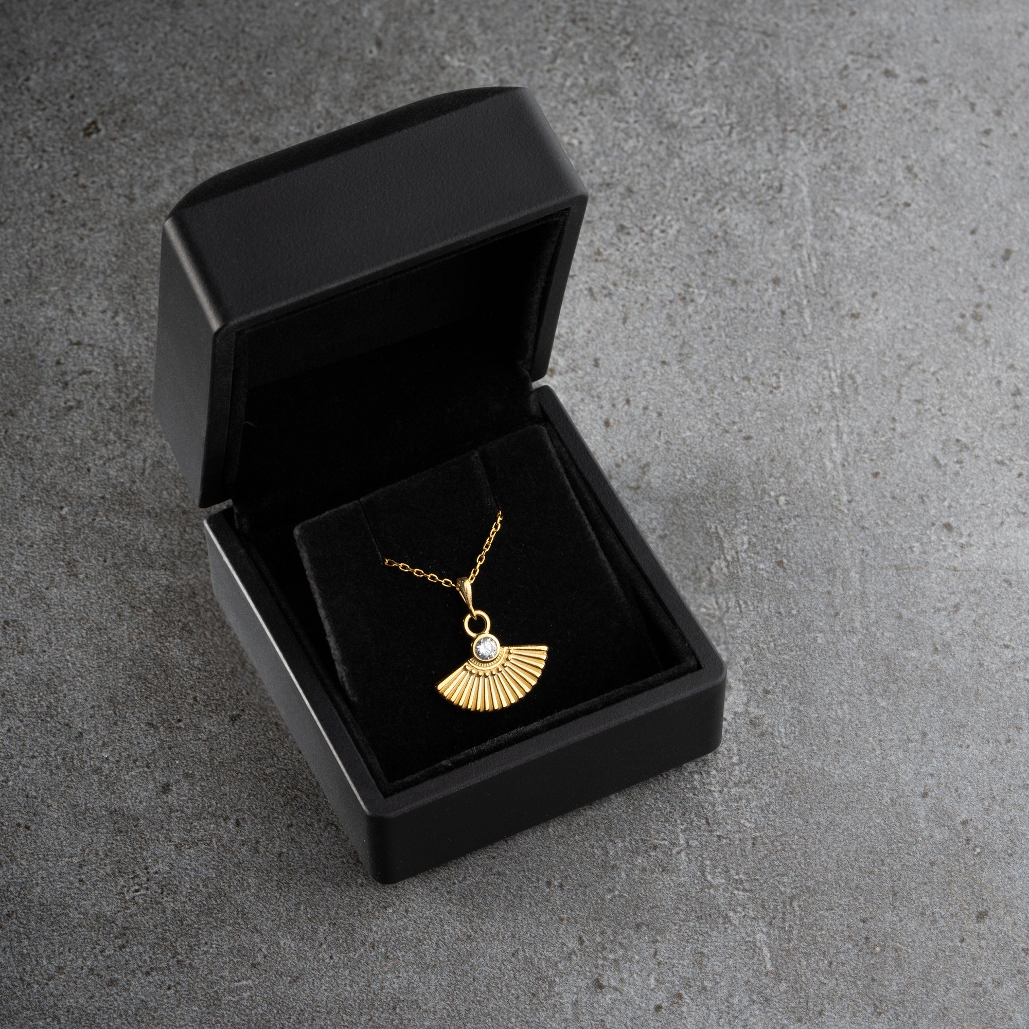 ZİRKON TAŞLI ŞEMSİYE KOLYE | 925 GÜMÜŞ