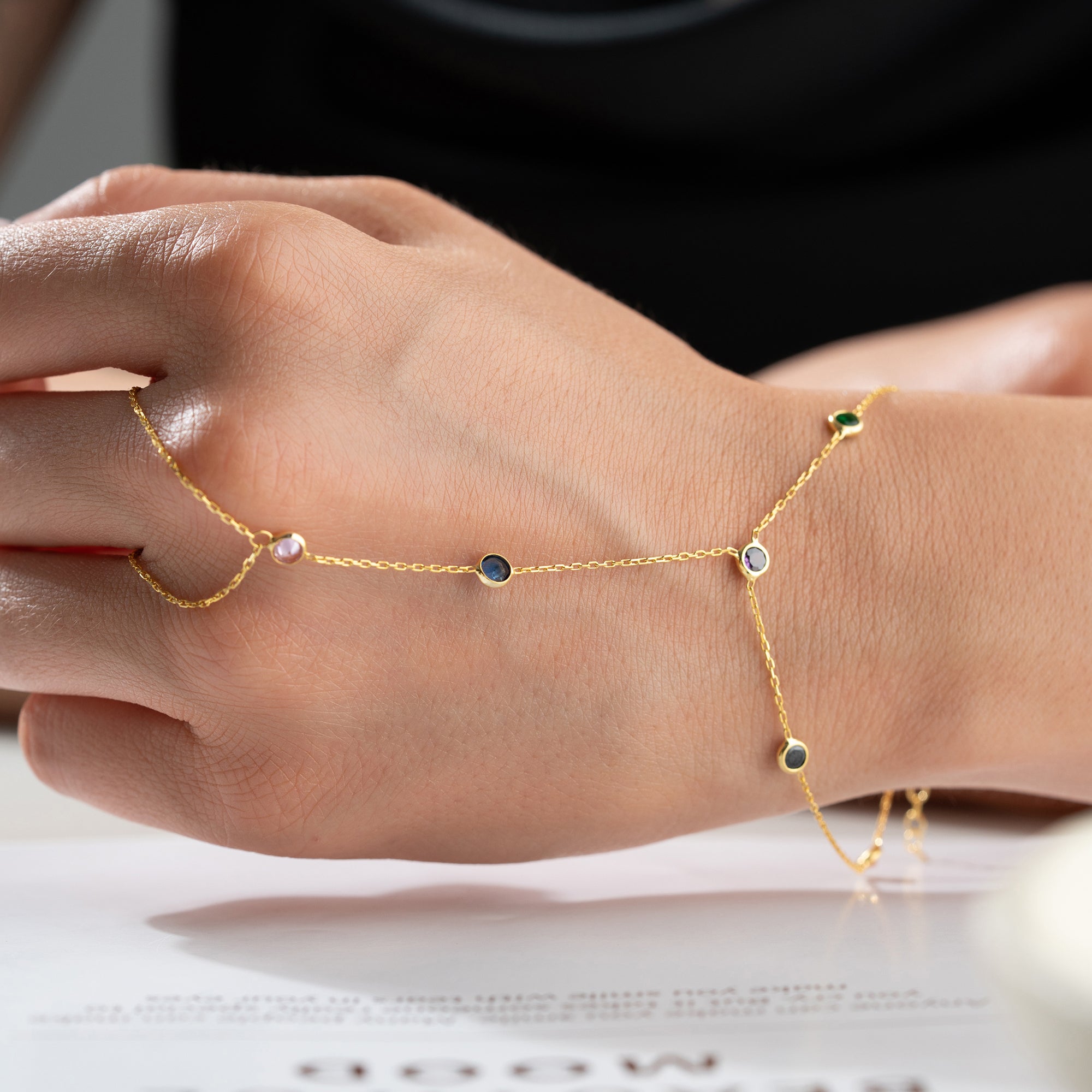 RENKLİ TAŞLI ŞAHMERAN | 925 GÜMÜŞ