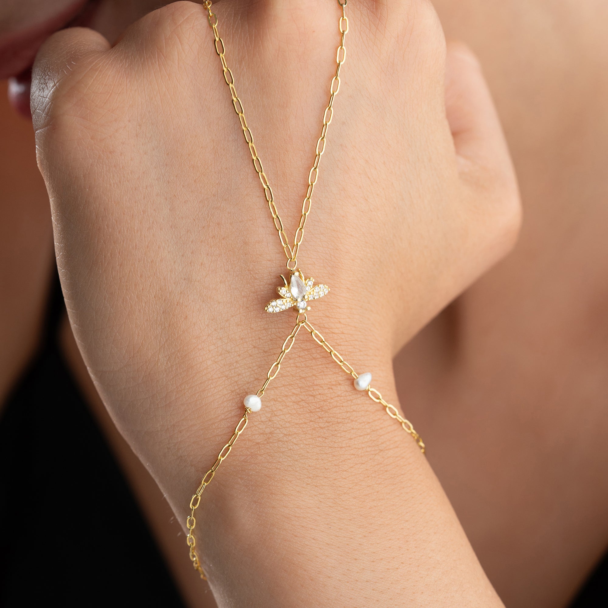 İNCİLİ ARI ŞAHMERAN | 925 GÜMÜŞ