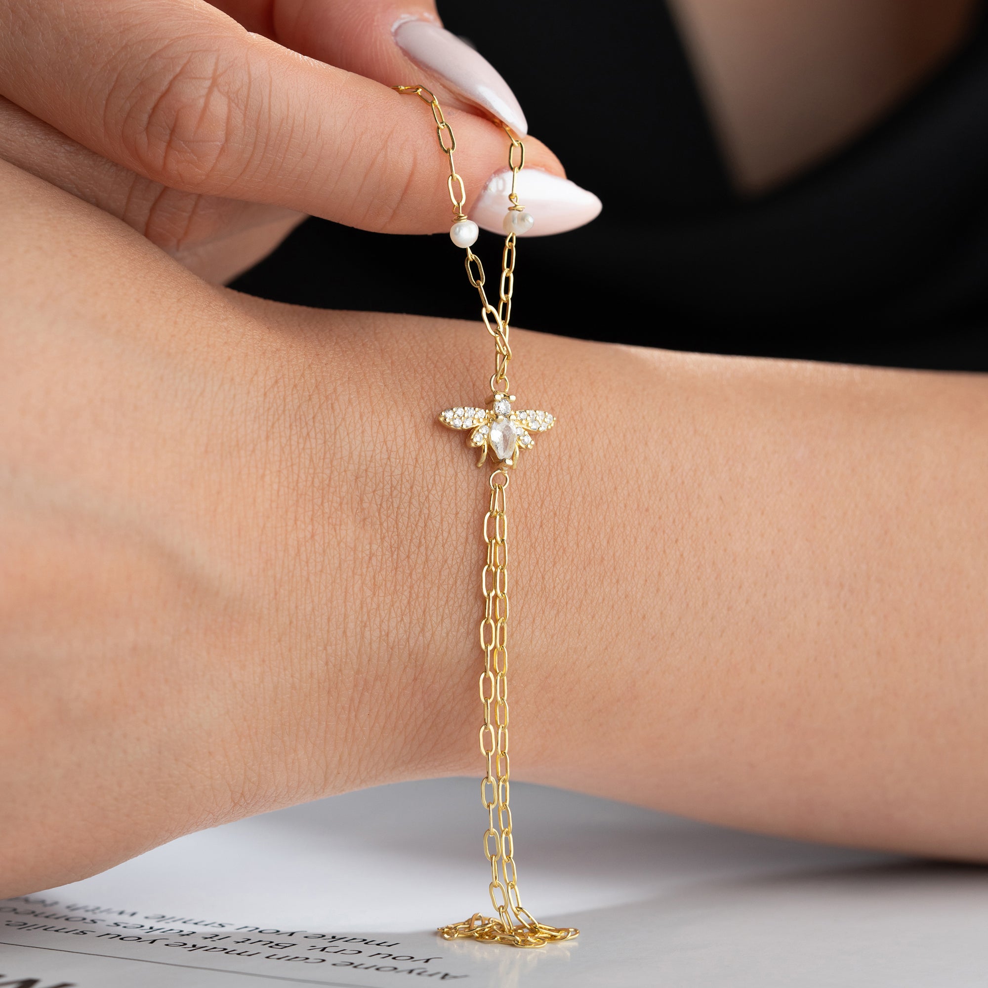 İNCİLİ ARI ŞAHMERAN | 925 GÜMÜŞ