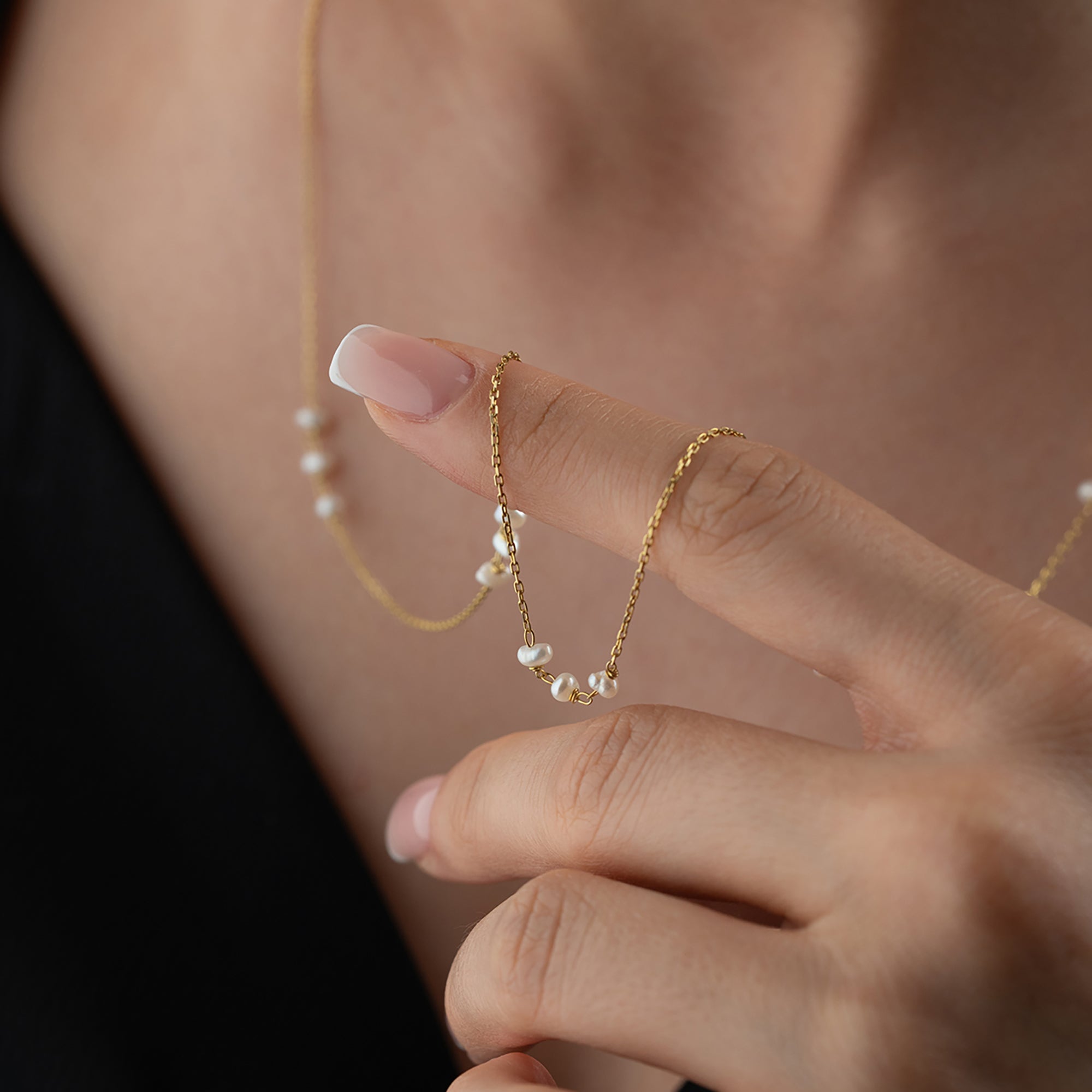 İNCİLİ MİROU KOLYE | 925 GÜMÜŞ