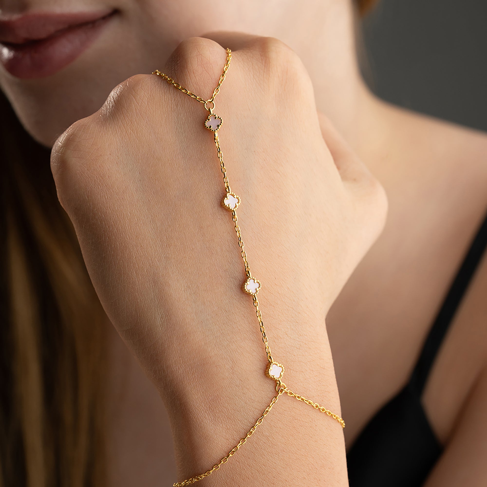 BEYAZ MİNİ YONCA ŞAHMERAN | 925 GÜMÜŞ