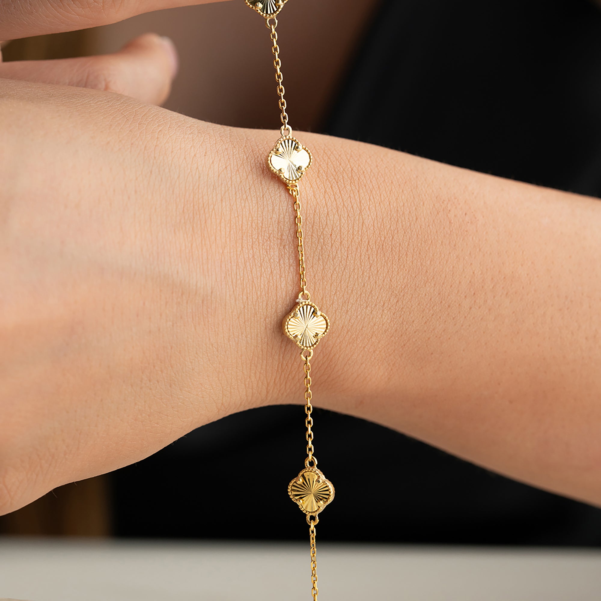 ÇOKLU YONCA BİLEKLİK | 925 GÜMÜŞ