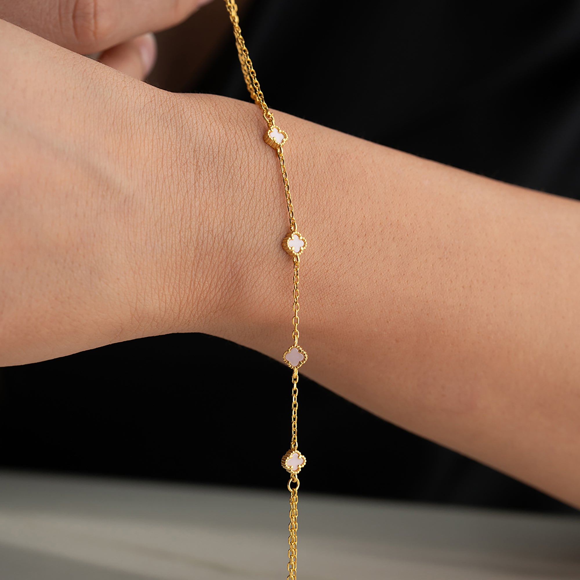 BEYAZ MİNİ YONCA ŞAHMERAN | 925 GÜMÜŞ