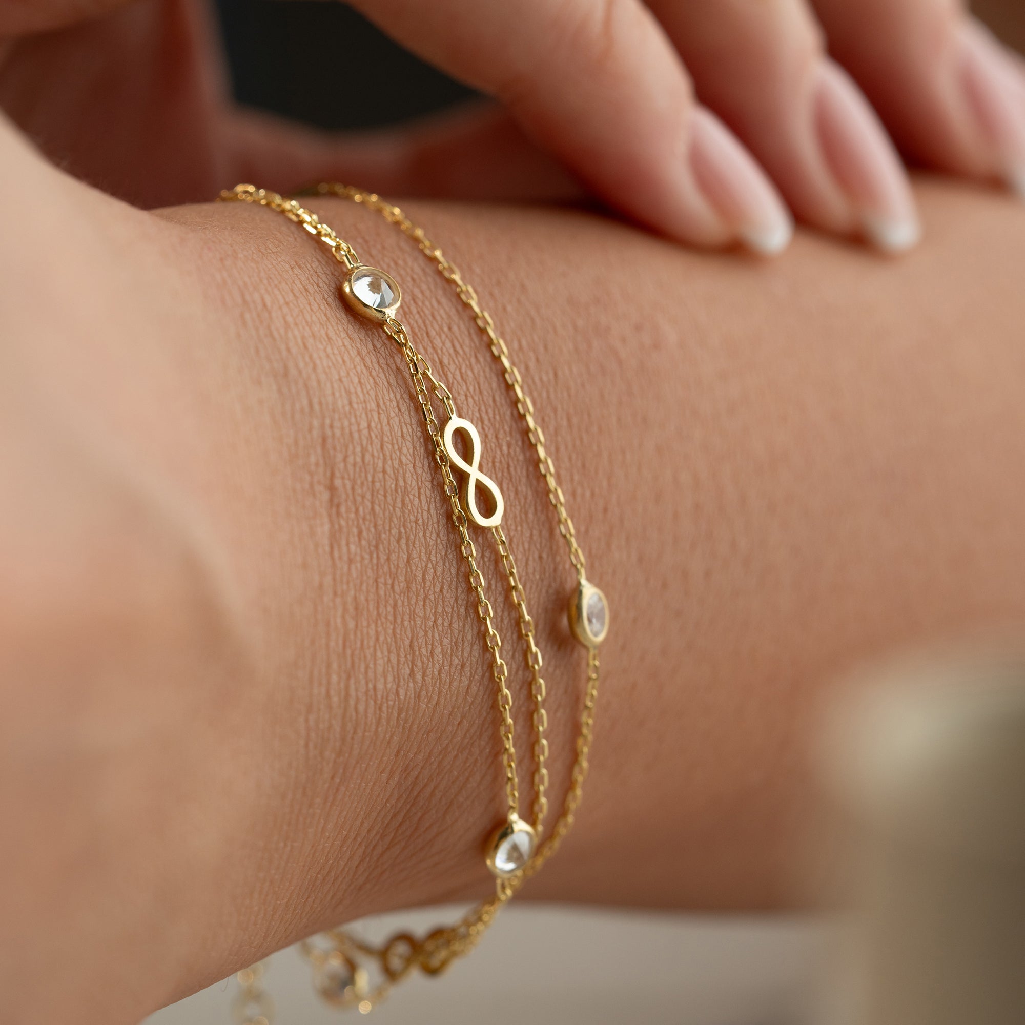 3'LÜ SONSUZLUK BİLEKLİK | 925 GÜMÜŞ