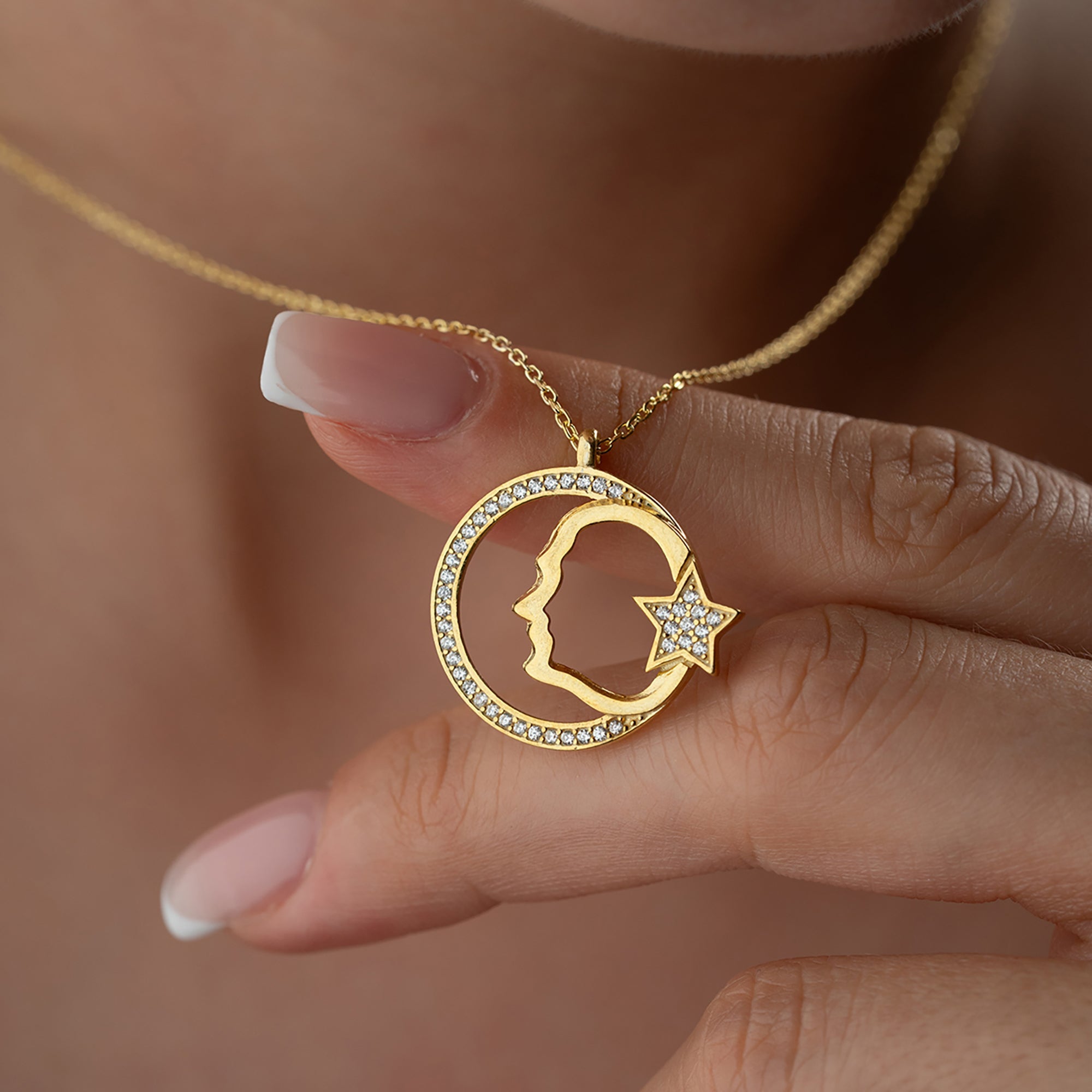 AYYILDIZLI ATATÜRK KOLYE | 925 GÜMÜŞ