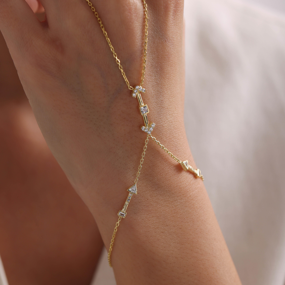 TAŞLI OK ŞAHMERAN | 925 GÜMÜŞ