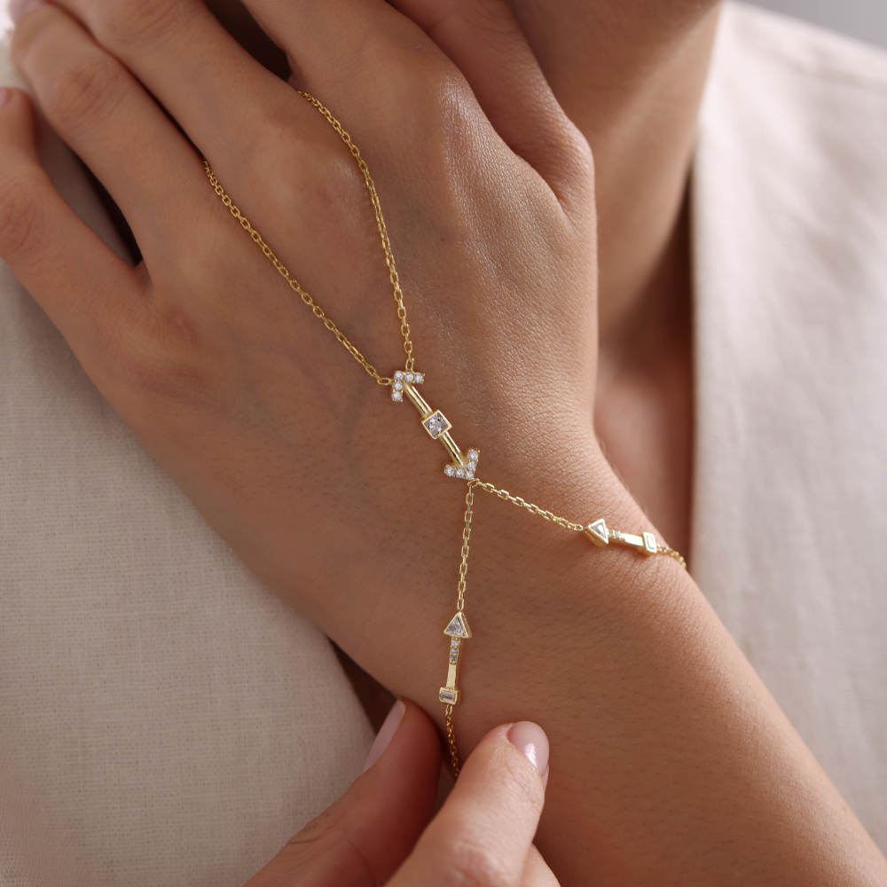 TAŞLI OK ŞAHMERAN | 925 GÜMÜŞ