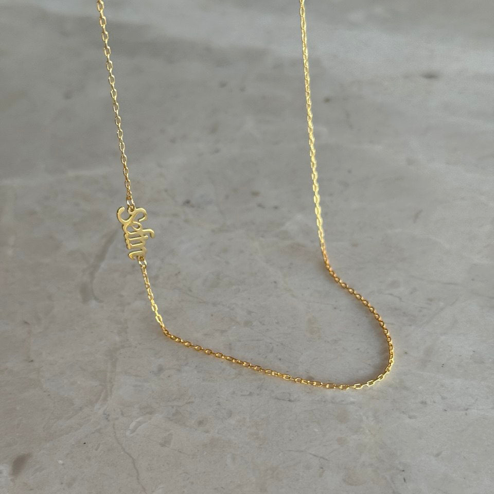 MİNİ KOPRÜCÜK İSİM KOLYE | 925 GÜMÜŞ