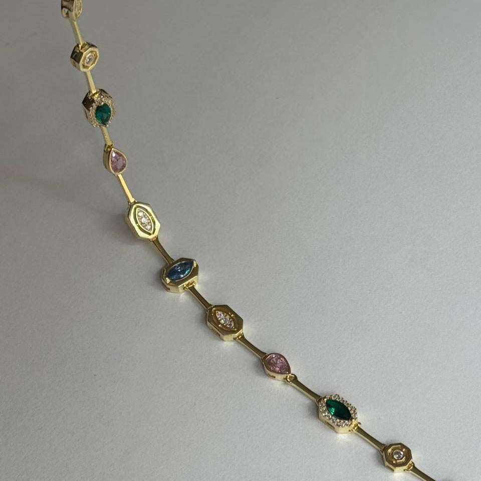 TASARIM COLORFULL BİLEKLİK | 925 GÜMÜŞ