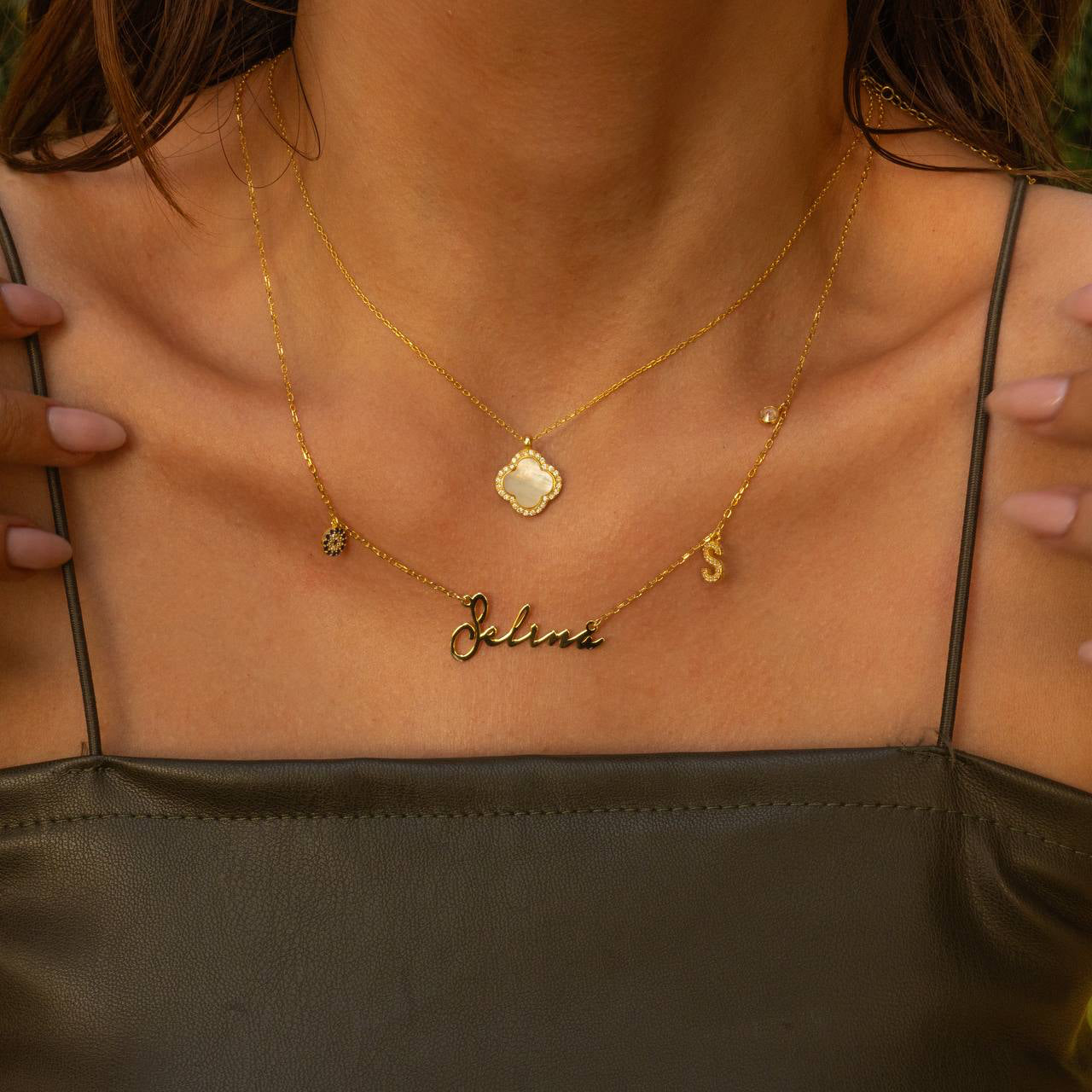 İSİM VE HARFLİ NAZAR KOLYE | 925 GÜMÜŞ