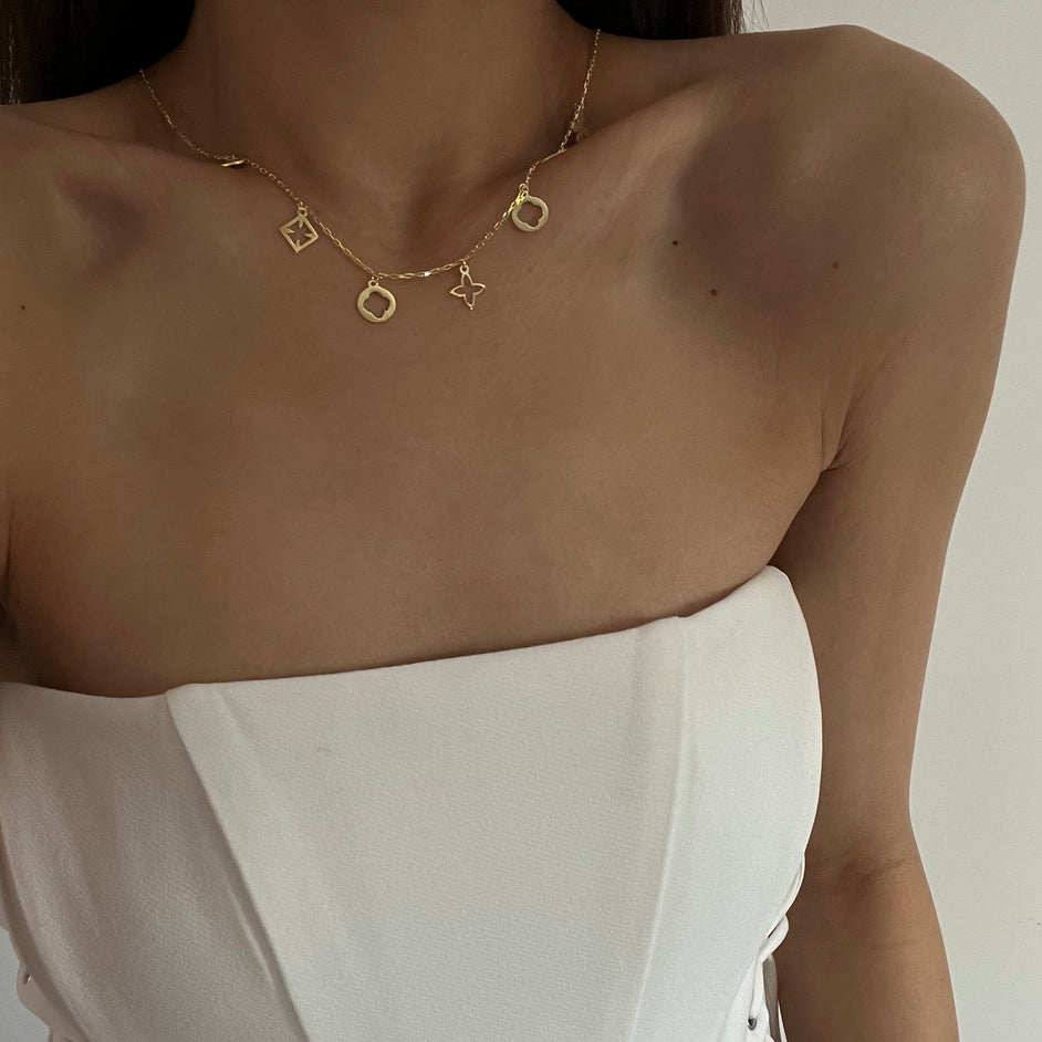 Elenora Charm Kolye | 925 Ayar Gümüş – Jeweliay Jewelry – 4