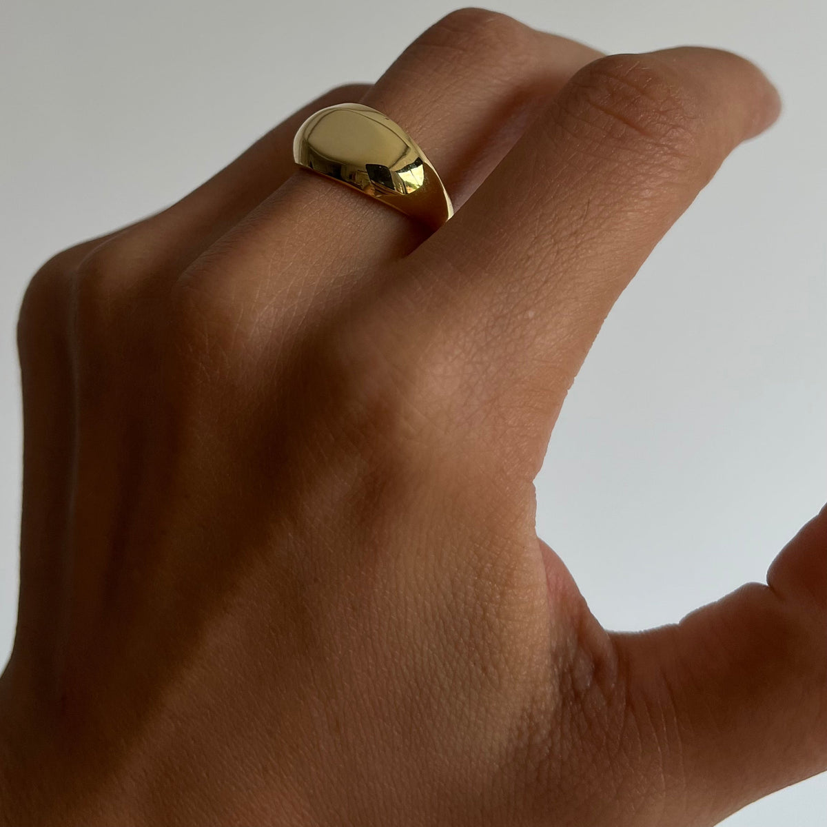 Geniş Bombeli Yüzük | 925 Ayar Gümüş – Jeweliay Jewelry – 4