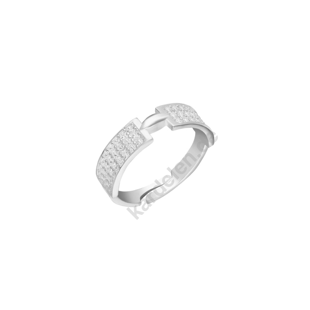Haylie Zirkon Taşlı Yüzük | 925 Ayar Gümüş – Jeweliay Jewelry – 2 – Silver beyaz fon #RENK_silver
