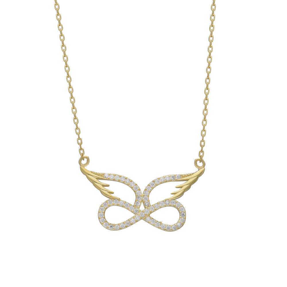 Engel Infinity Halskette (8206019068206)