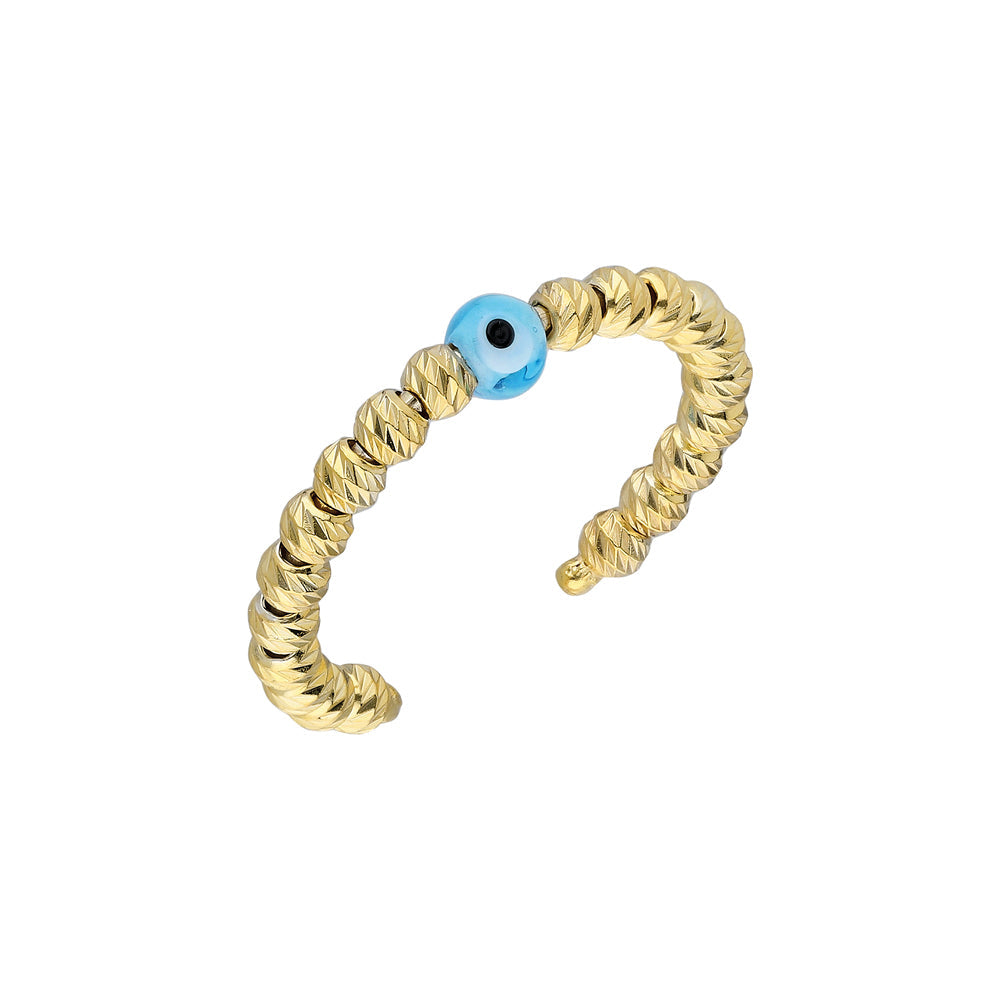 Kalemli Dorica Göz Nazar Yüzük | 925 Ayar Gümüş – Jeweliay Jewelry – 1 – Gold beyaz fon #RENK_gold